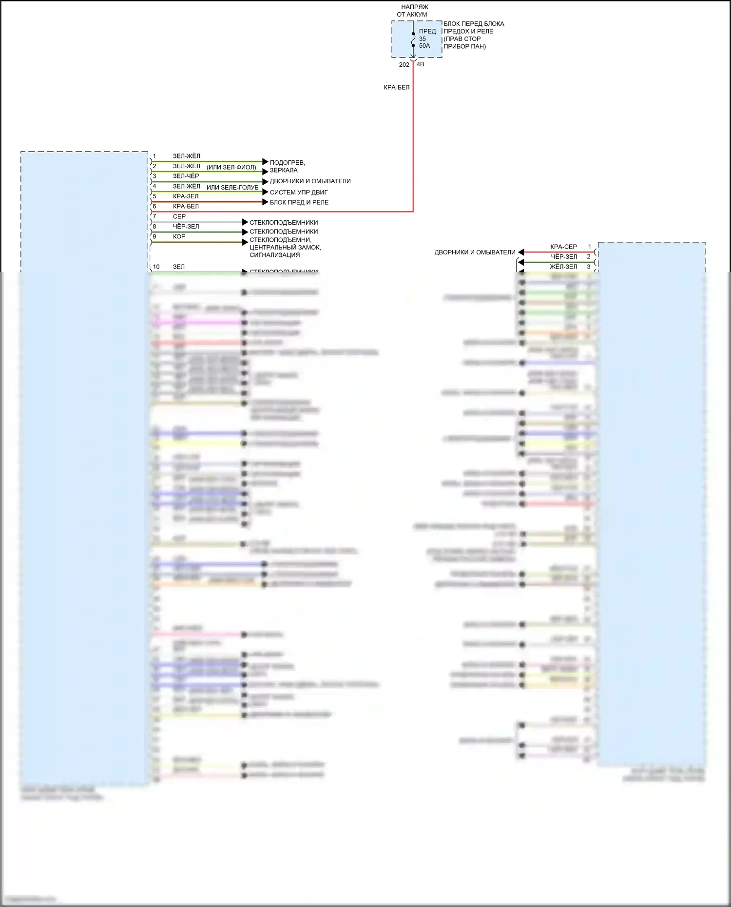Cooper S MINI III рестайлинг 2 (2021-2024): Электросхема блоков управления кузовом, кроме электрических (2 из 4) 