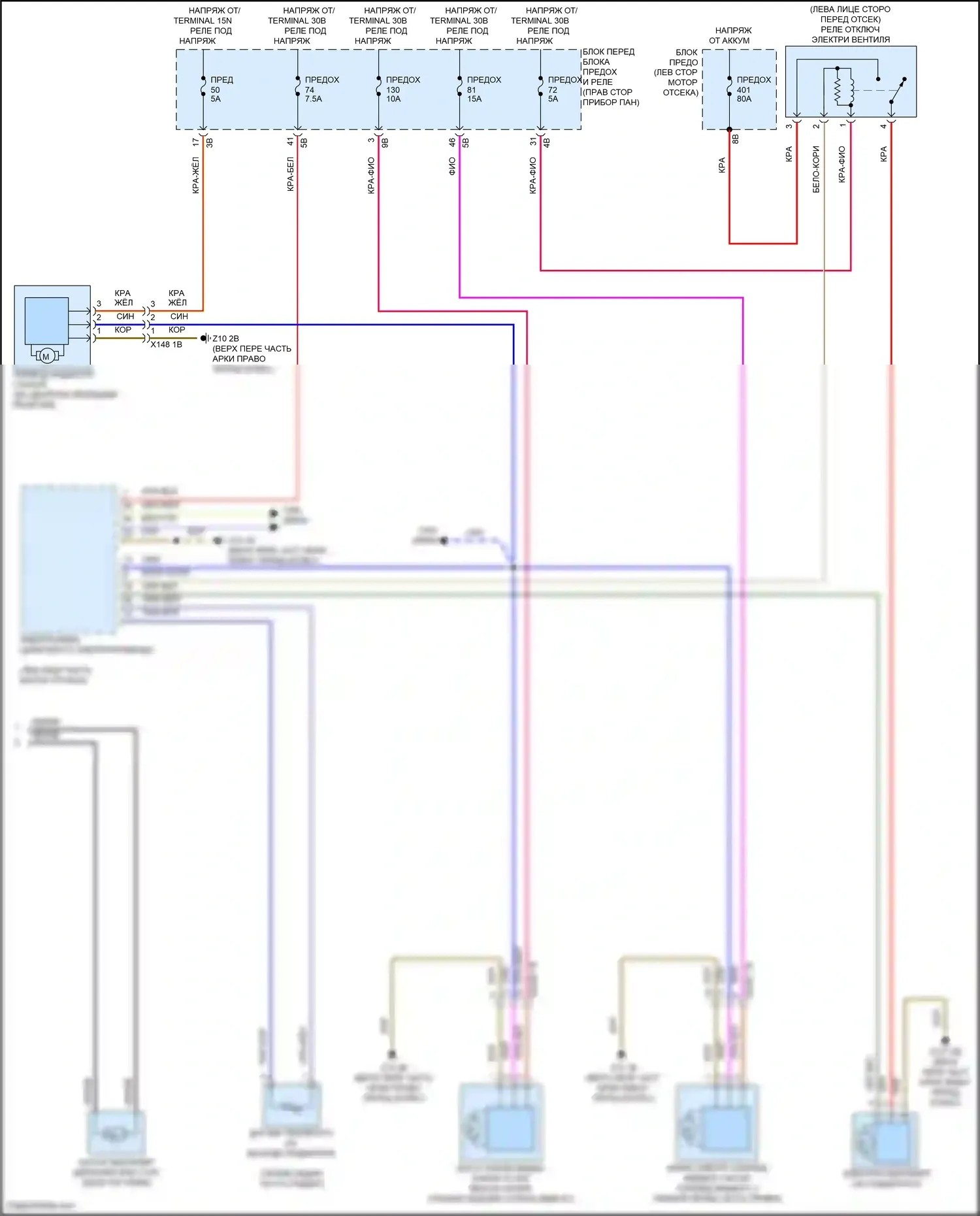 Cooper S MINI III рестайлинг 2 (2021-2024): Электросхема климат контроля, электрическая (3 из 3) 