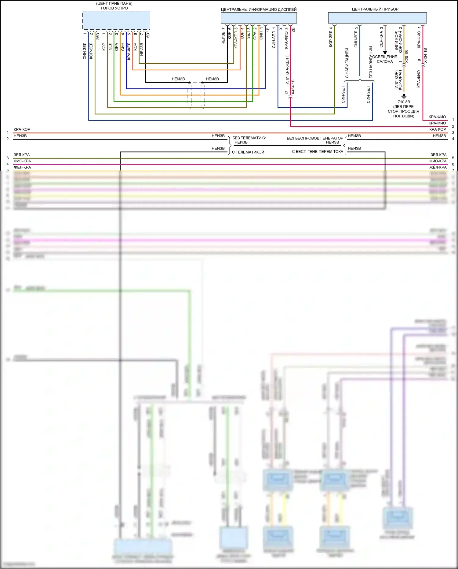 Cooper S MINI III рестайлинг 2 (2021-2024): Электросхема магнитолы, с hifi магнитолы, без активного звукового оформления (2 из 4) 