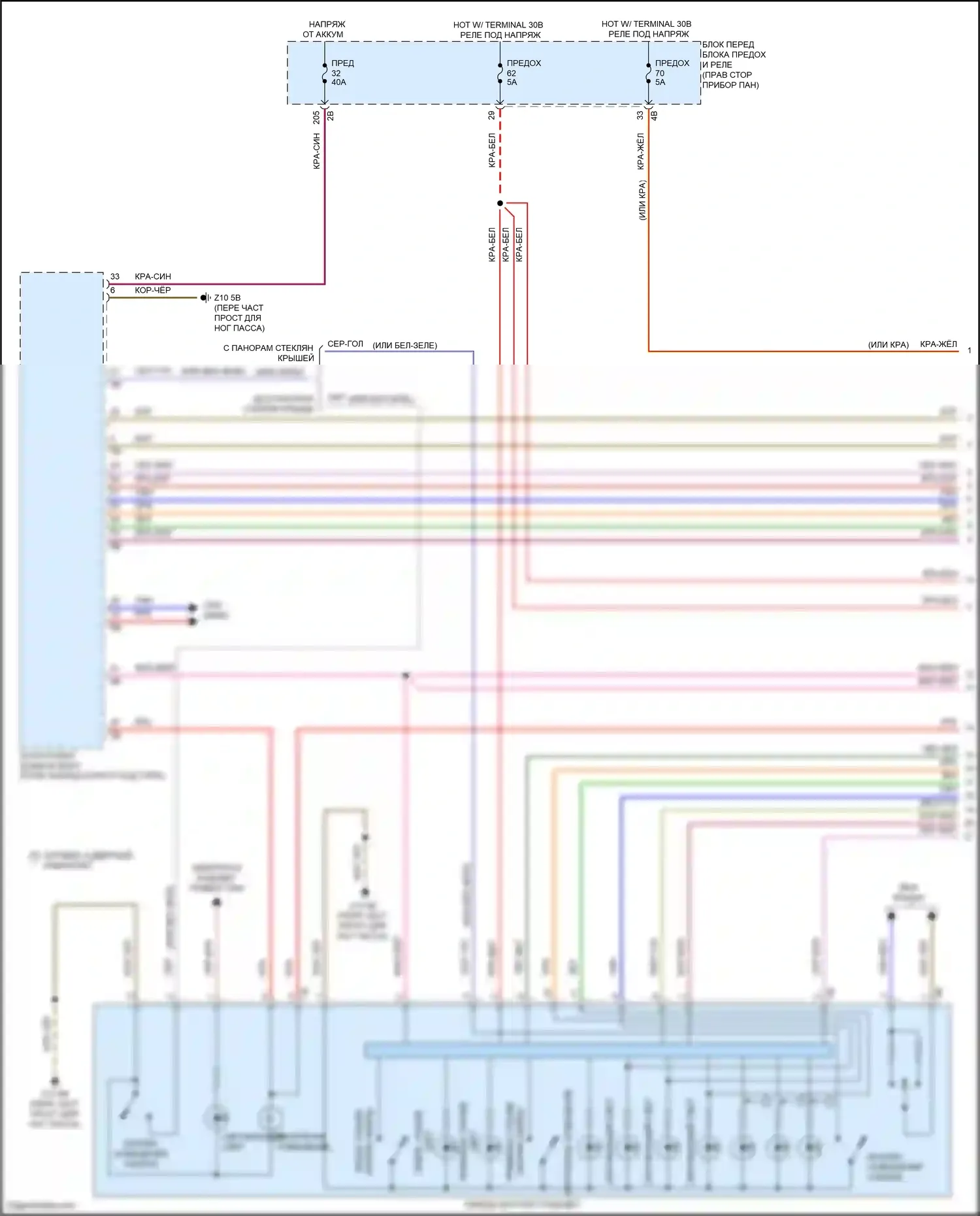 Cooper S MINI III рестайлинг 2 (2021-2024): Электросхема освещения салона (1 из 6) 