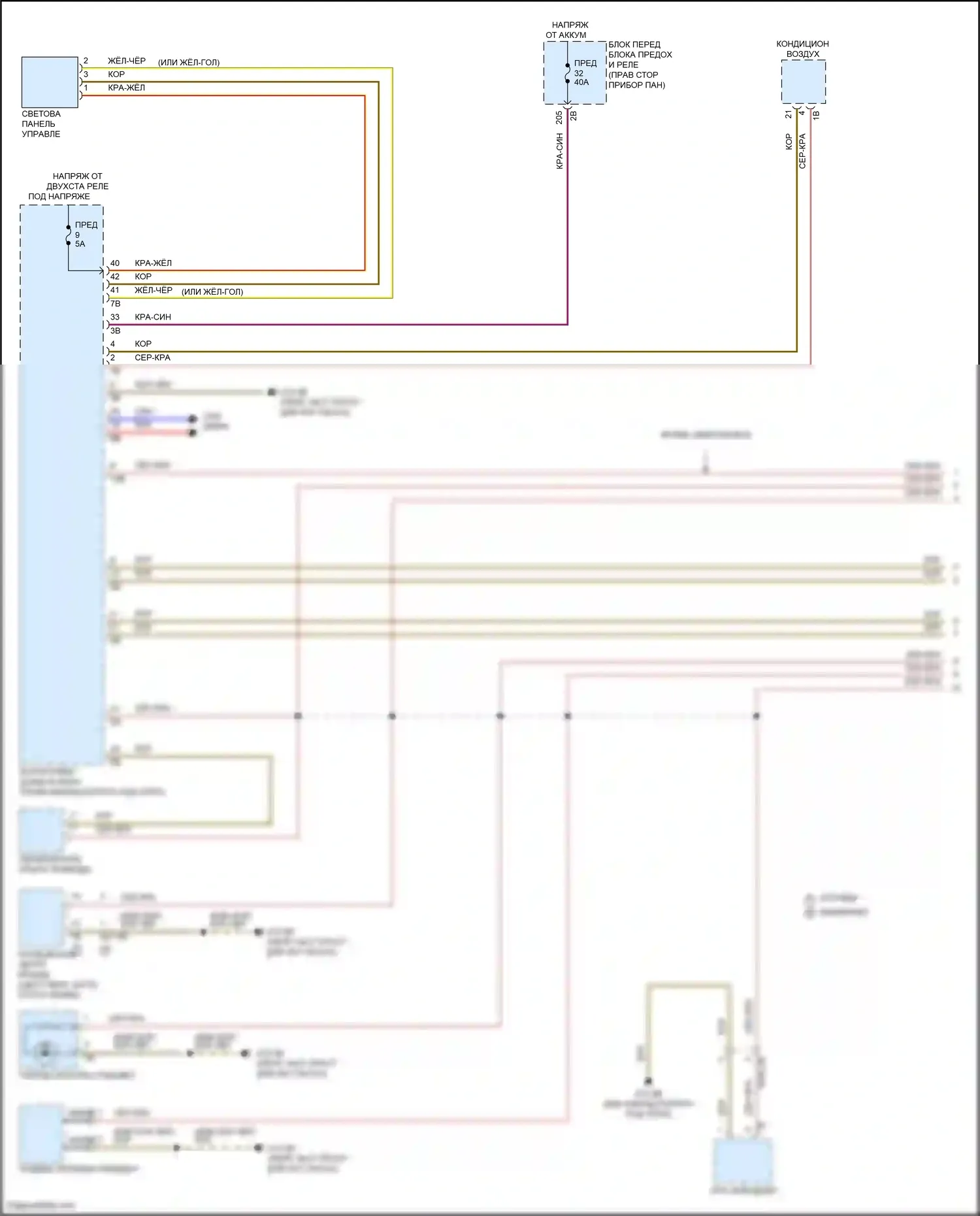 Cooper S MINI III рестайлинг 2 (2021-2024): Электросхема подсветки приборной панели (1 из 2) 