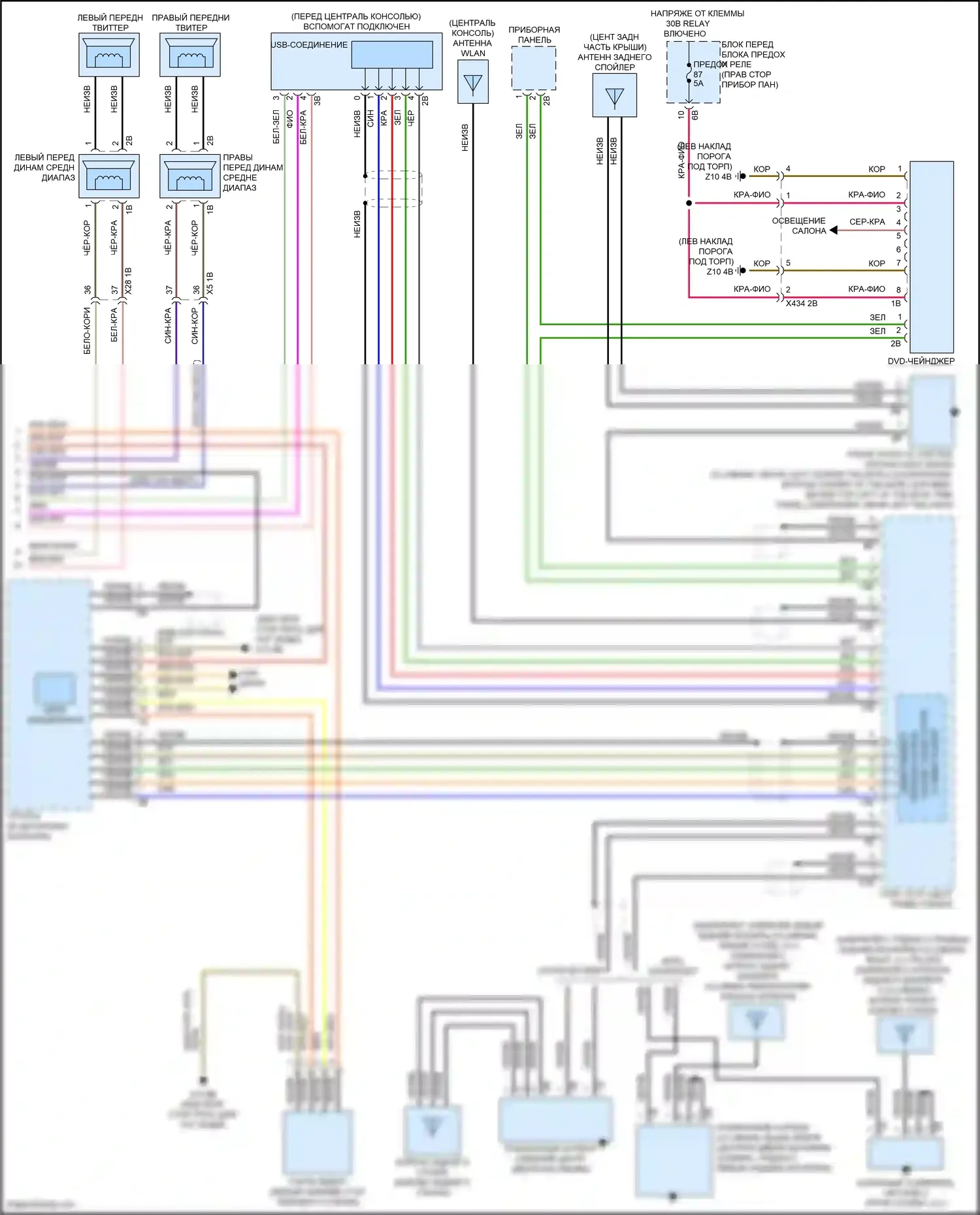 Cooper S MINI III рестайлинг 2 (2021-2024): Электросхема навигации, с hifi магнитолы и активное звуковое оформление (5 из 5) 