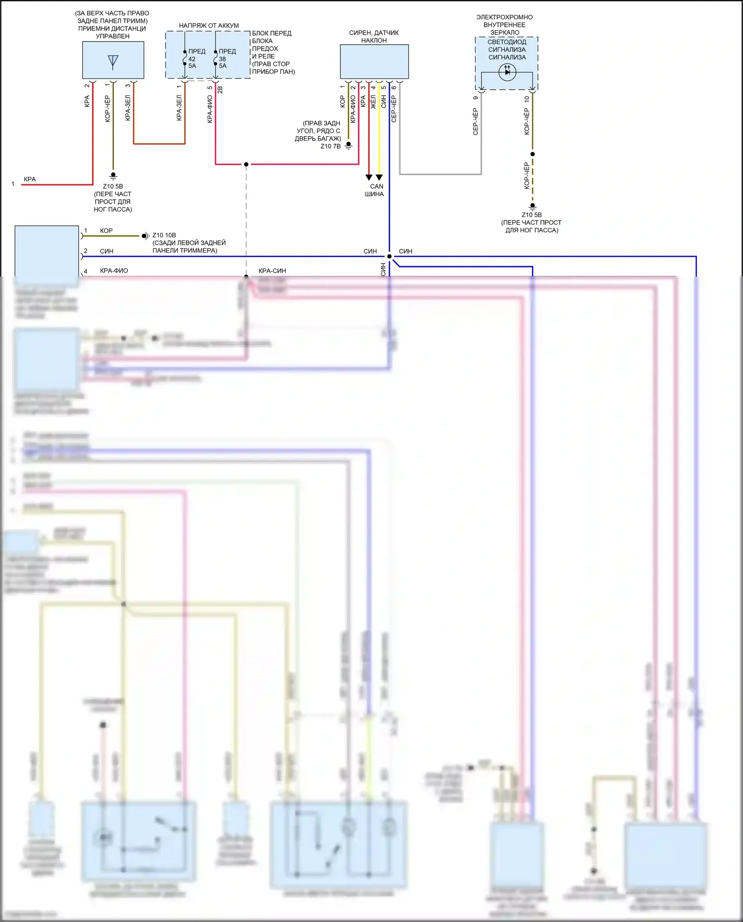 Cooper S MINI III рестайлинг 2 (2021-2024): Электросхема центрального замка, кабриолет (2 из 2) 