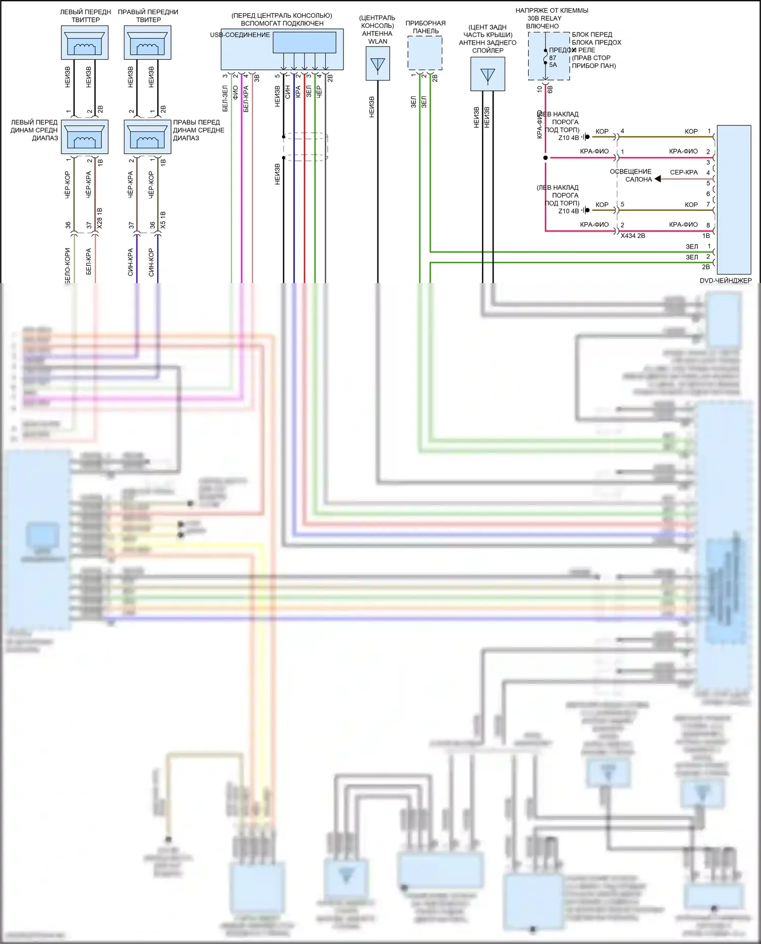 Cooper S MINI III рестайлинг (2018-2021): Магнитола электросхема, с магнитолой hifi, без активного звукового оформления (4 из 4) 