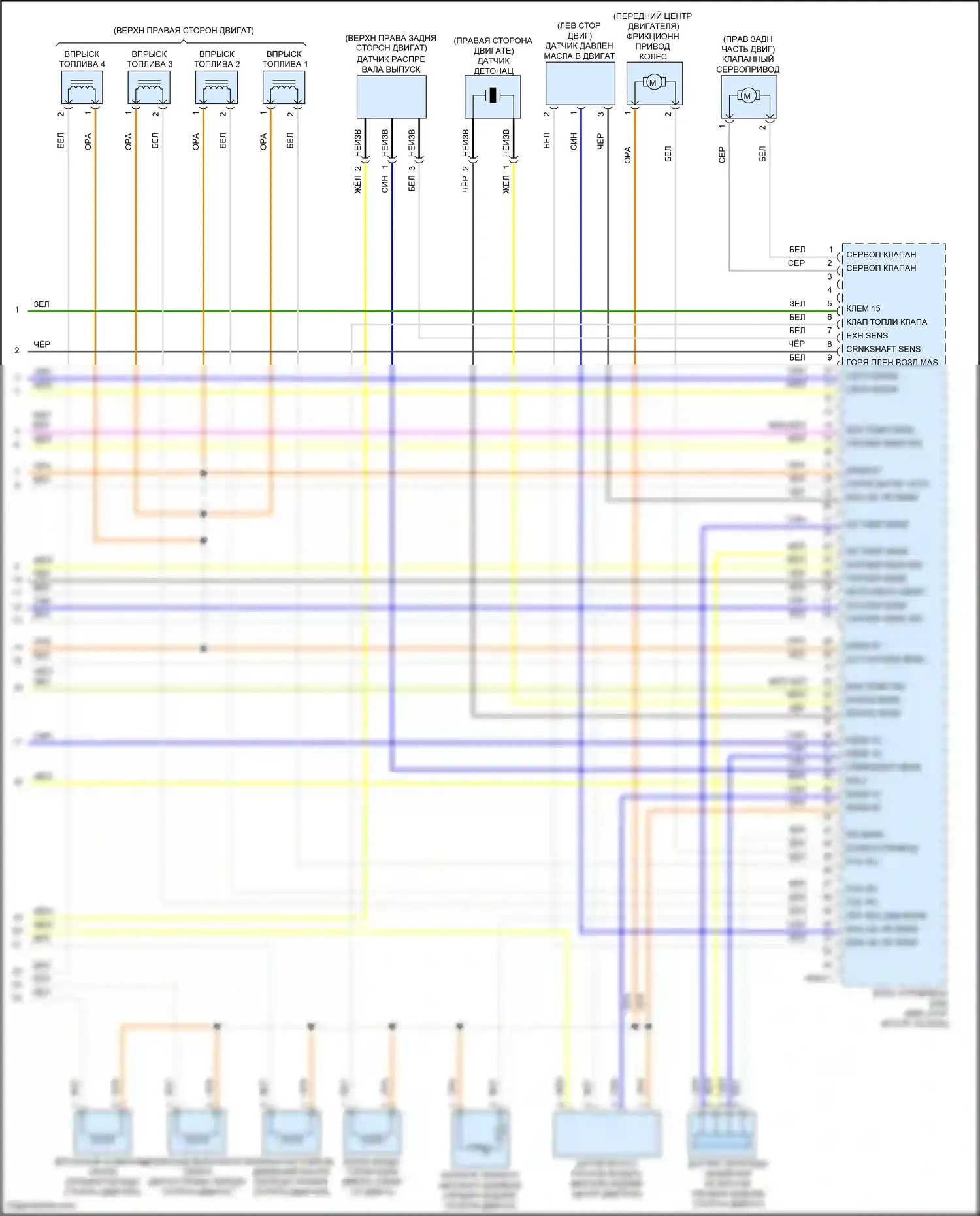 Cooper S MINI III (2013-2018): Электросхема двигателя 1.6л, кабриолет (4 из 4) 