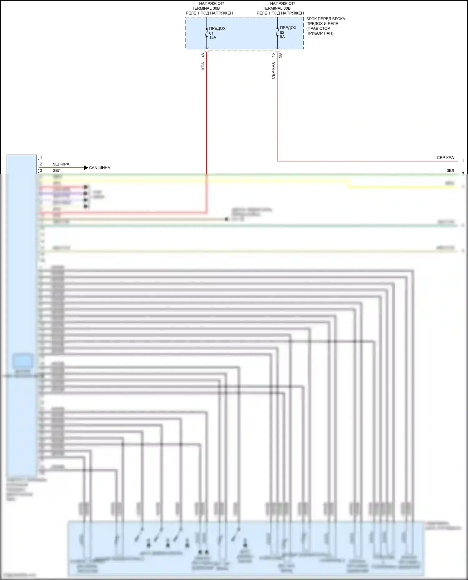 Cooper S MINI III (2013-2018): Электросхема коробки передач, хэтчбек (1 из 2) 
