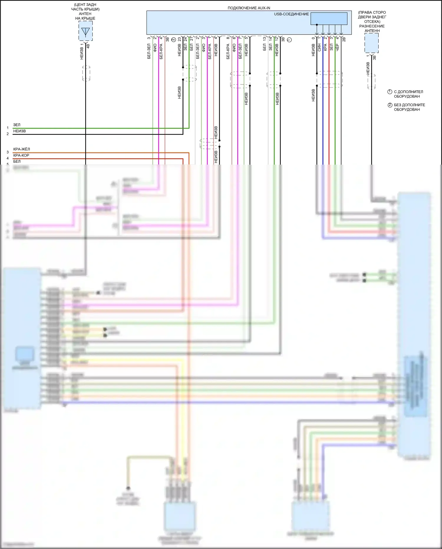 Cooper S MINI III (2013-2018): Электросхема магнитолы, хэтчбек с базовой магнитолой, без активного звукового оформления (4 из 4) 