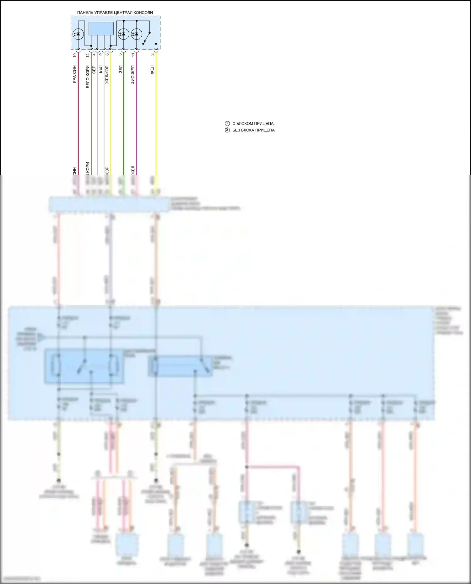 Cooper SD Clubman MINI II (2015-2019): Электросхема блока предохранителей реле (4 из 4) 