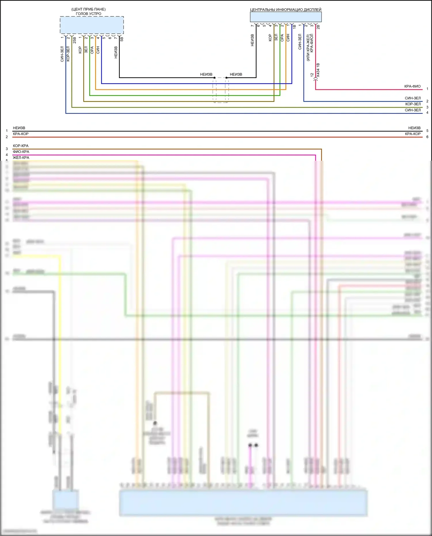 Cooper SD Clubman MINI II (2015-2019): Электросхема навигации, с hifi магнитолы и активным звуковым оформлением (2 из 5) 