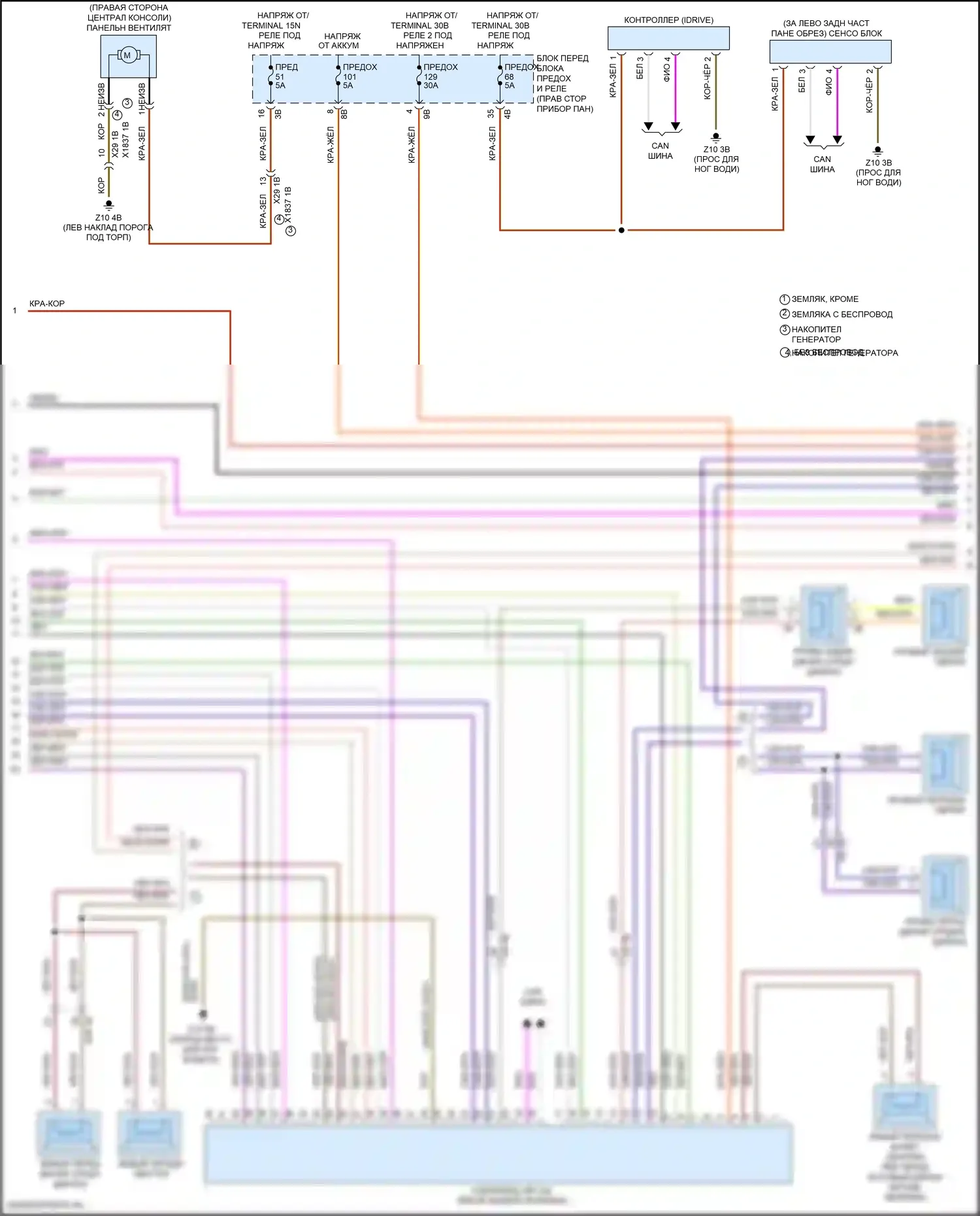 Cooper SE Countryman MINI II (2016-2020): Электросхема навигации, с hifi магнитолы и активное звуковое оформление (4 из 5) 