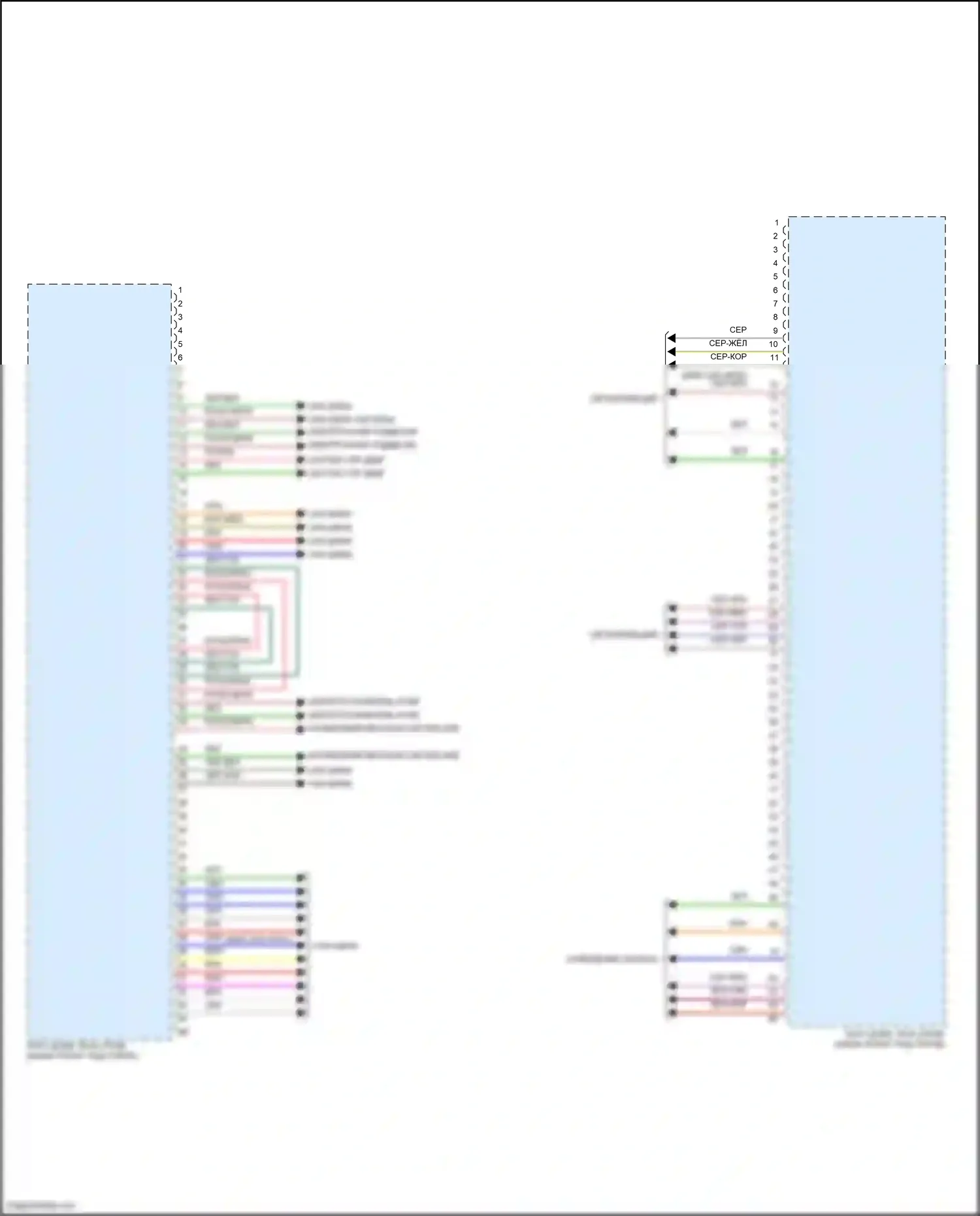Cooper SE Countryman MINI III (2023-2024): Электросхема блоков управления кузовом (4 из 4) 