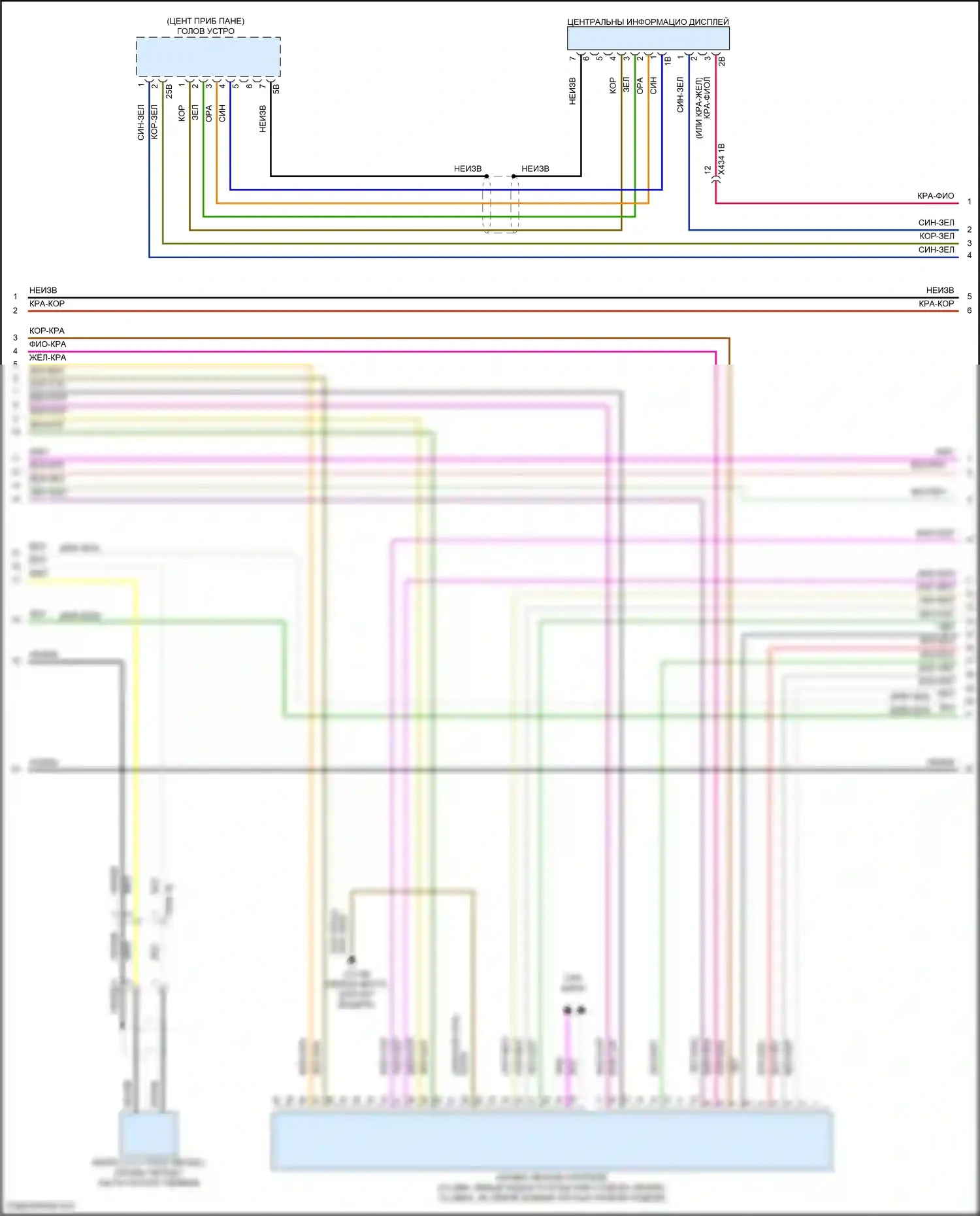 Cooper SE MINI III рестайлинг (2018-2021): Электросхема магнитолы, с hifi магнитолы и активное звуковое оформление (2 из 5) 