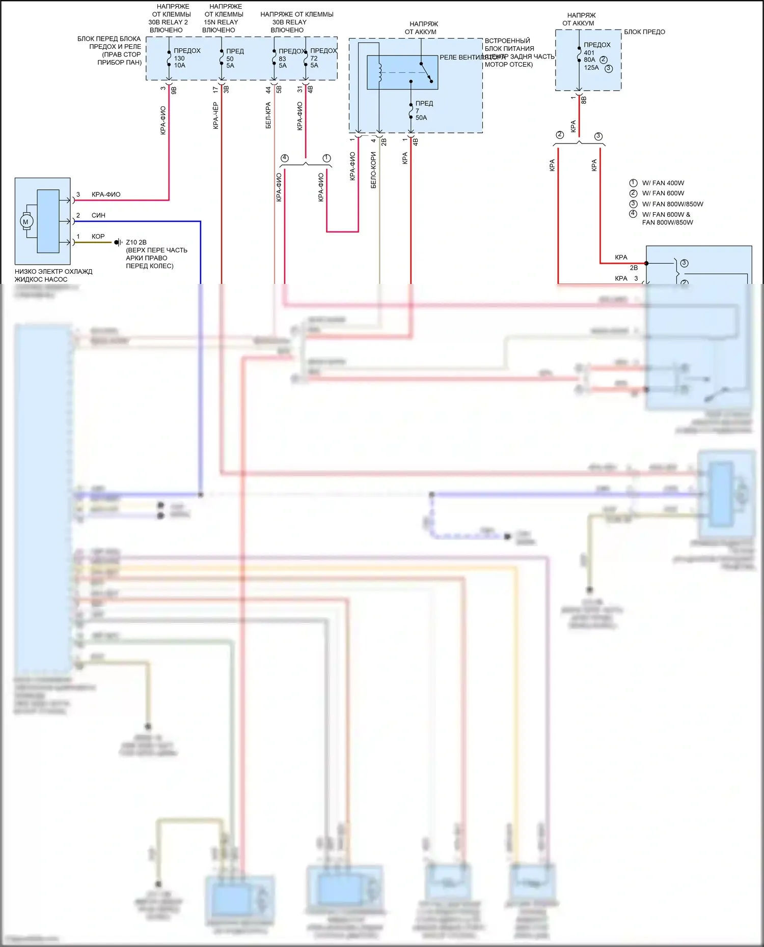 Cooper SE MINI III рестайлинг (2018-2021): Электросхема вентилятора охлаждения 