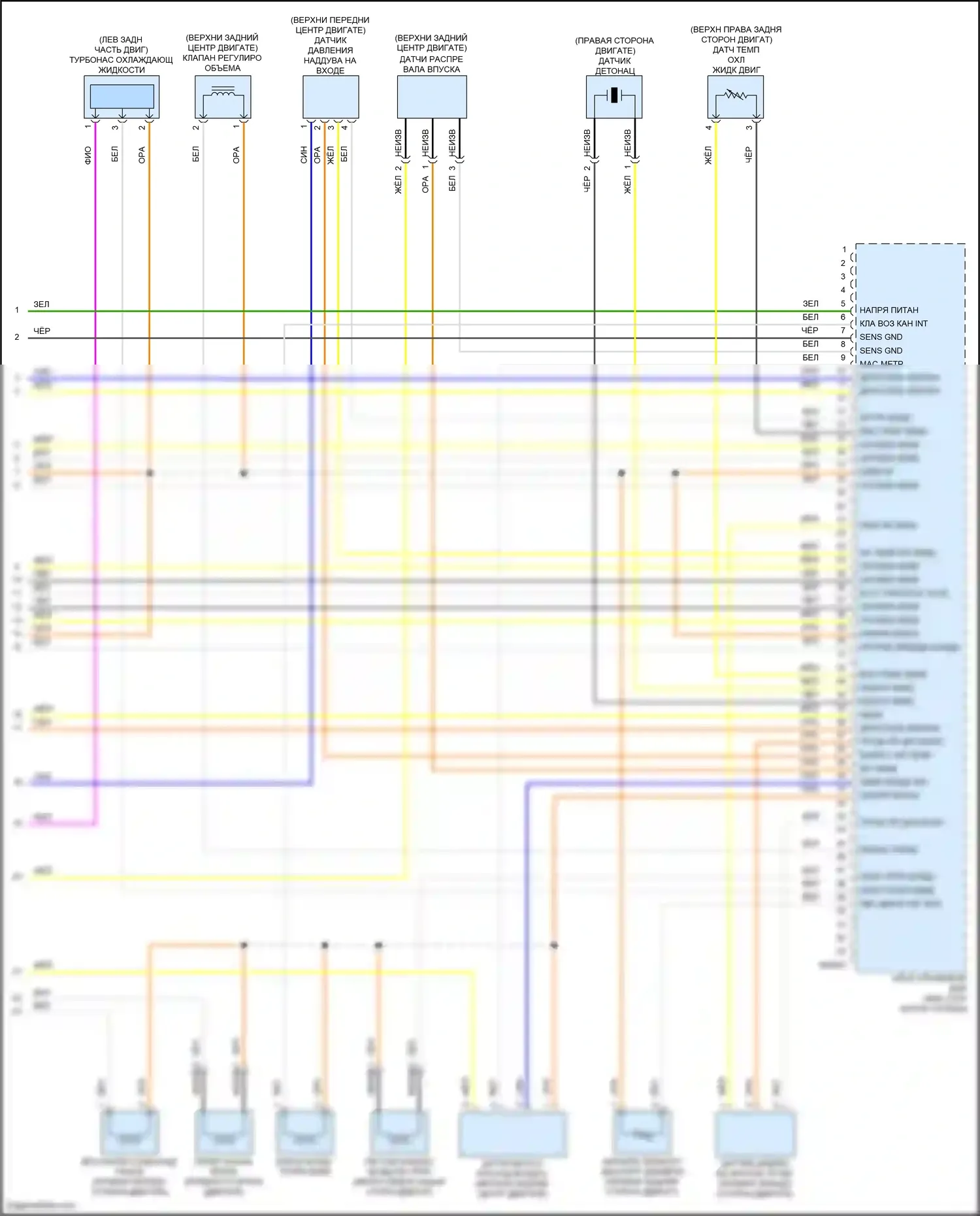 Cooper MINI II рестайлинг (2010-2015): Электросхема двигателя 1.6л турбо, jcw (4 из 4) 