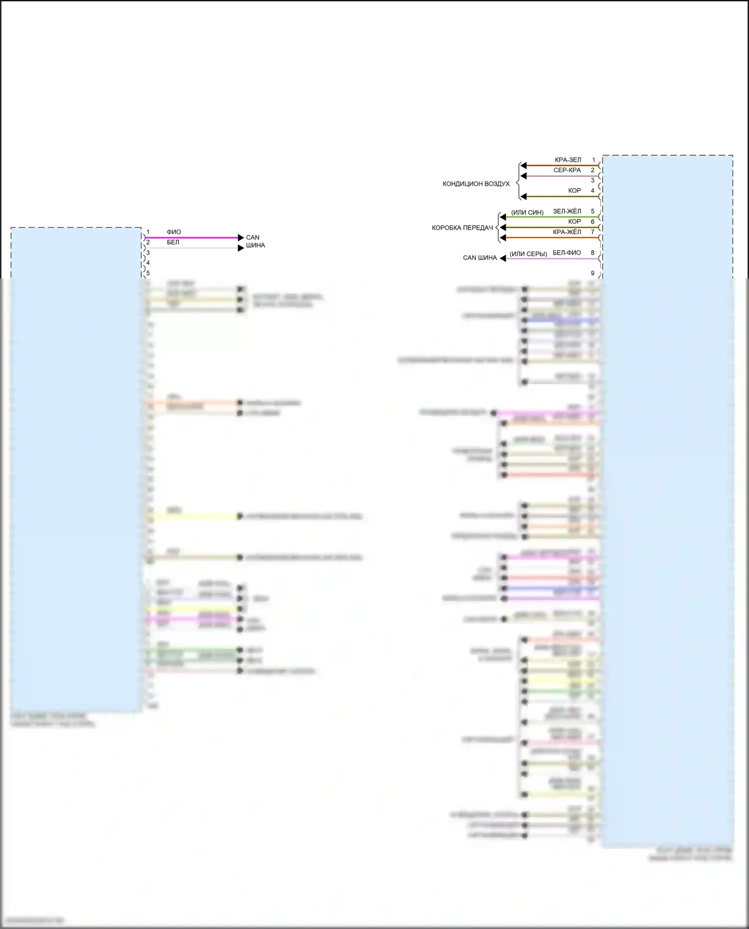 Cooper MINI III рестайлинг 2 (2021-2024): Электросхема блоков управления кузова, электрическая (3 из 4) 