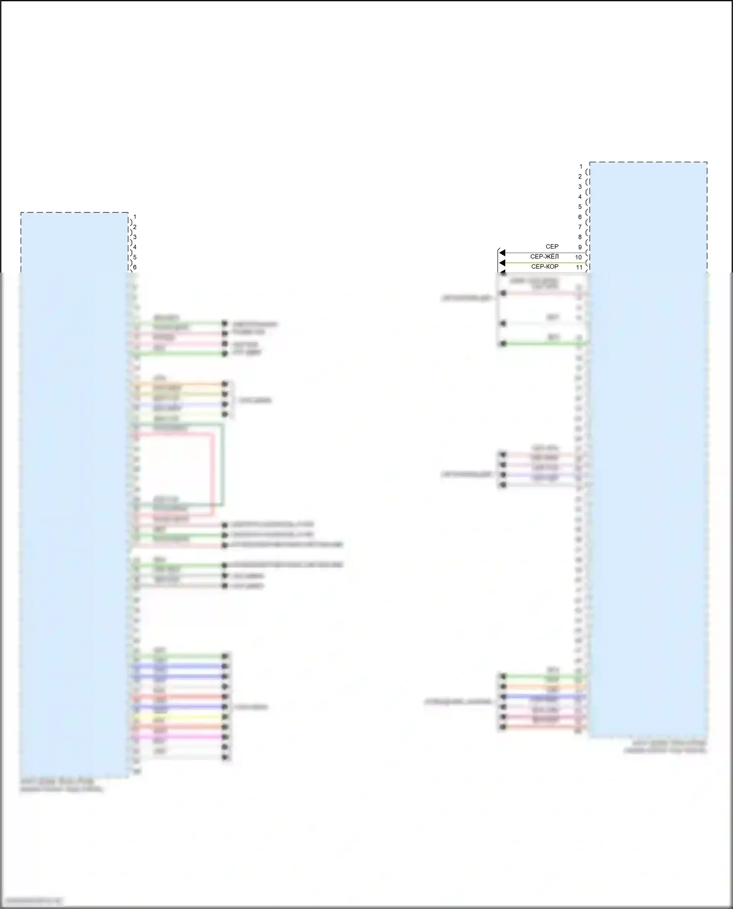 Cooper MINI III рестайлинг 2 (2021-2024): Электросхема блоков управления кузова, электрическая (4 из 4) 