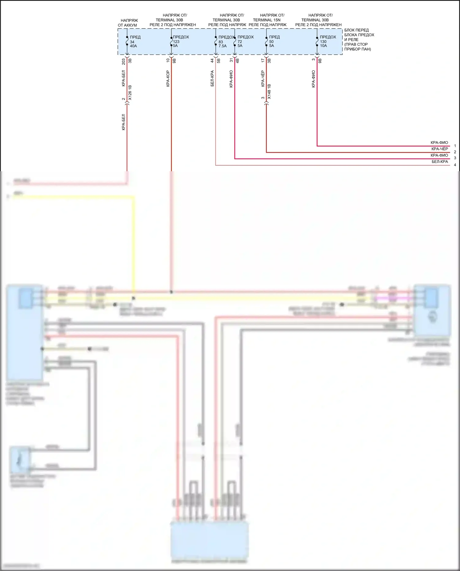 Cooper MINI III рестайлинг (2018-2021): Электросхема климат контроля (3 из 4) 