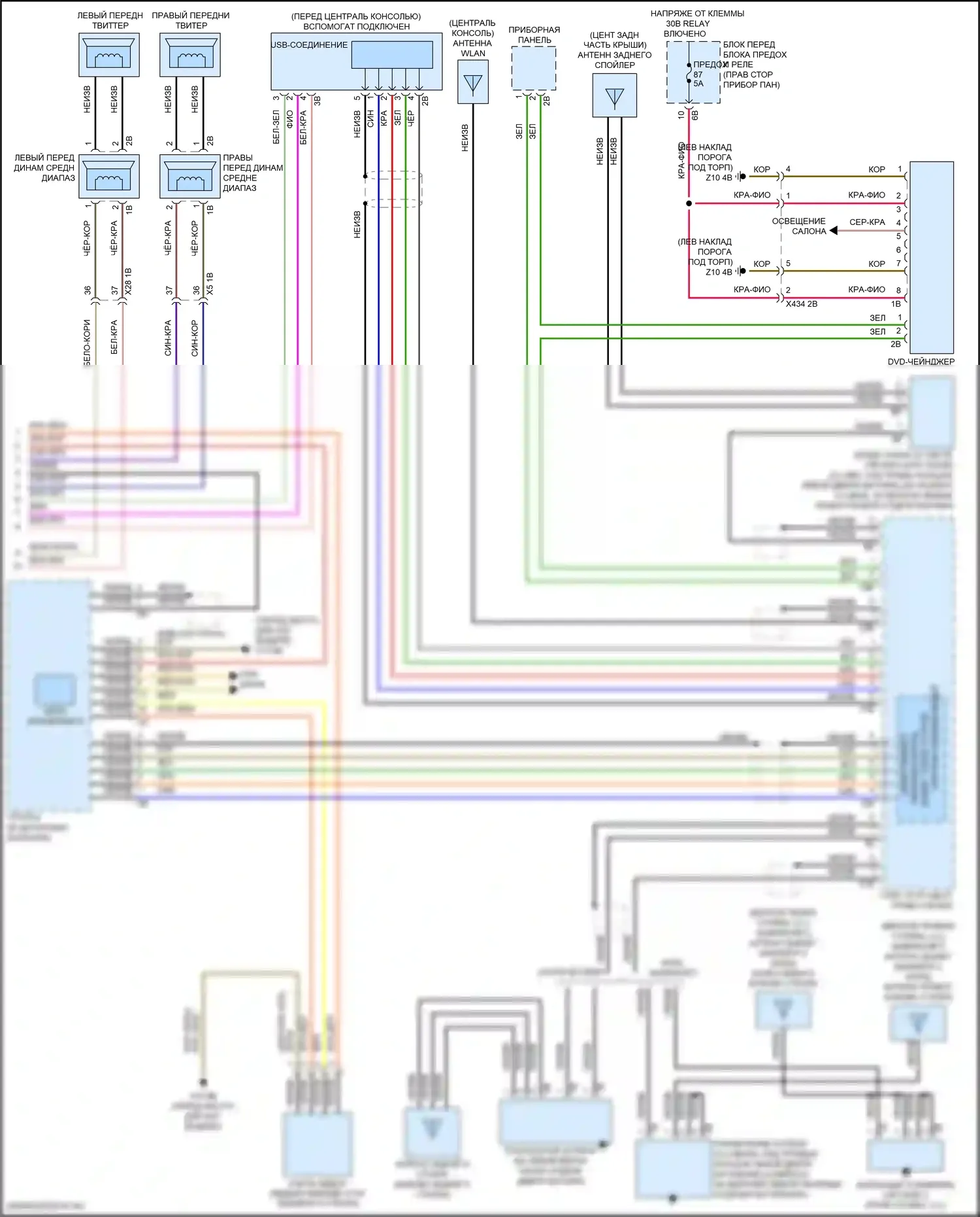 Cooper MINI III рестайлинг (2018-2021): Электросхема навигации, с hifi магнитолы и активное звуковое оформление (5 из 5) 
