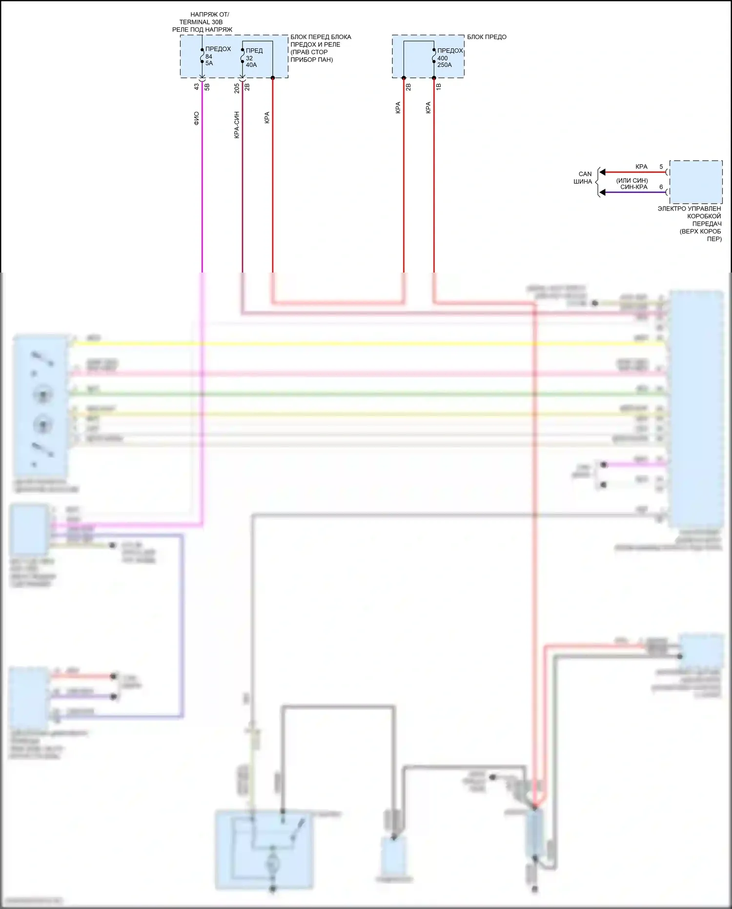 Cooper MINI III рестайлинг (2018-2021): Электросхема стартера 