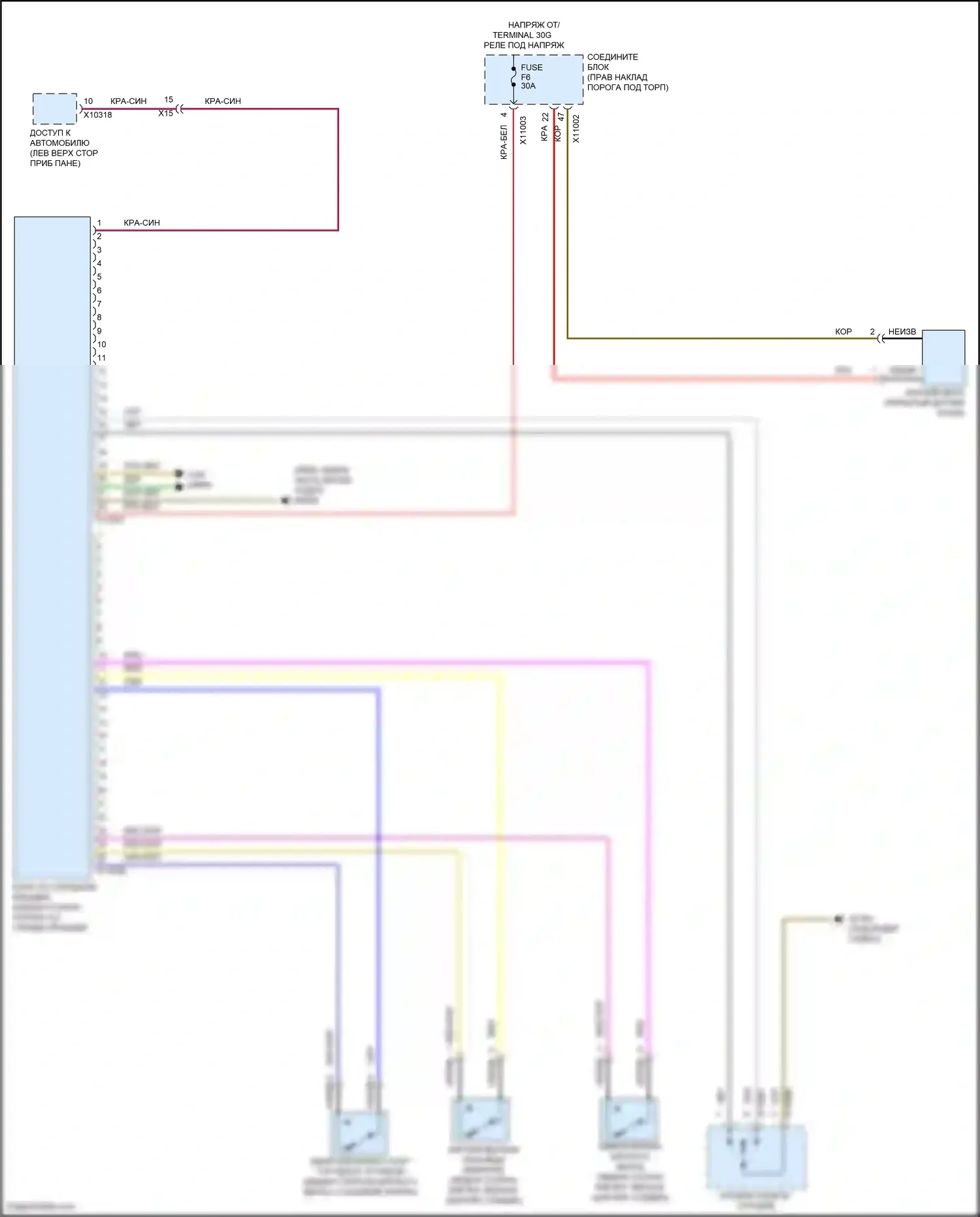 Cooper MINI III (2013-2018): Электросхема складной крыши/люка, родстер 