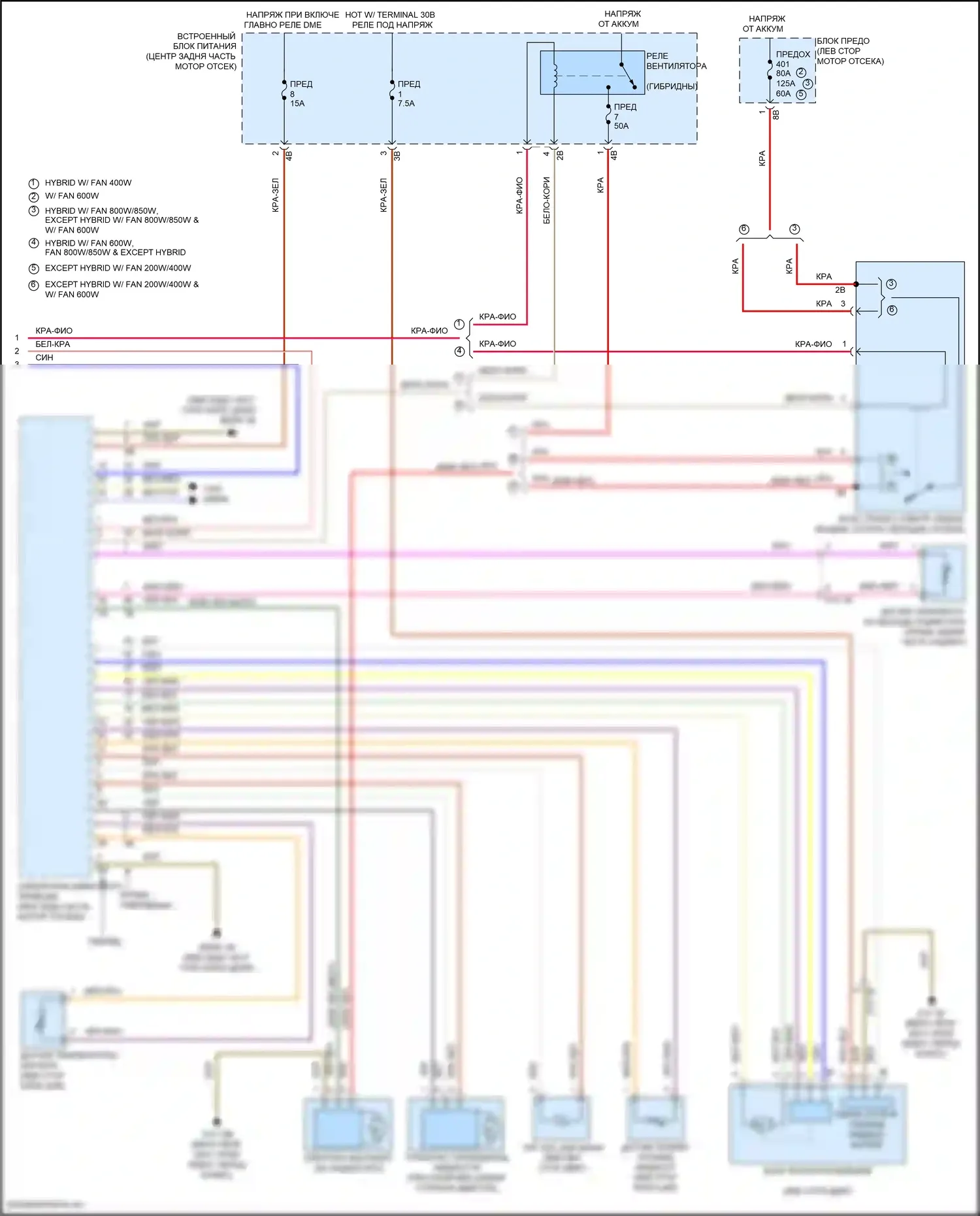 John Cooper Works Clubman MINI II рестайлинг (2019-2024): Электросхема климат контроля (4 из 4) 