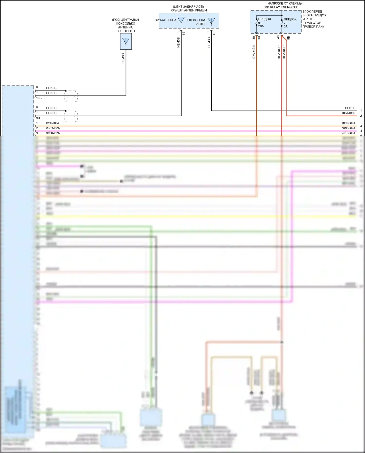 John Cooper Works Clubman MINI II рестайлинг (2019-2024): Электросхема магнитолы, с hifi магнитолы и активное звуковое оформление (1 из 5) 
