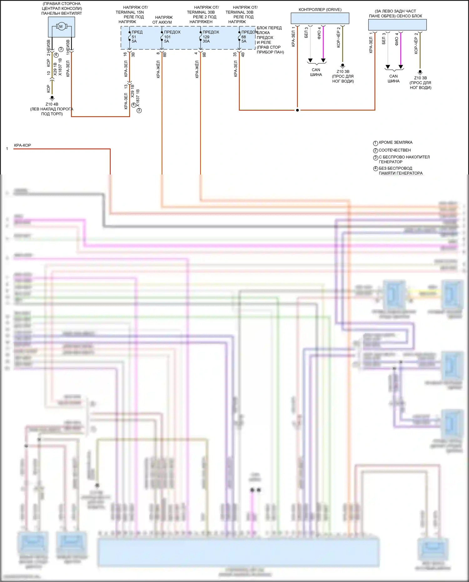 John Cooper Works Clubman MINI II рестайлинг (2019-2024): Электросхема навигации, с hifi магнитолы и активное звуковое оформление (4 из 5) 