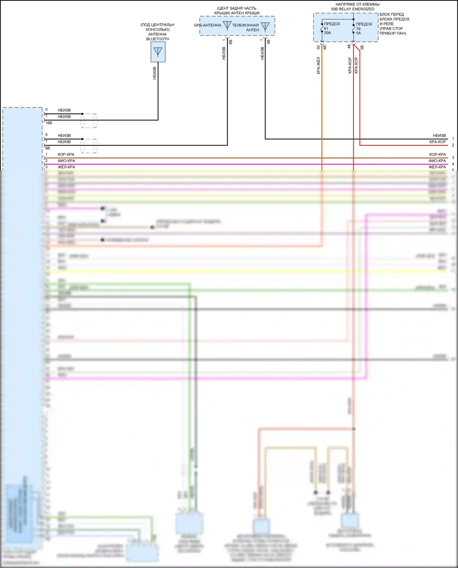 John Cooper Works Clubman MINI II рестайлинг (2019-2024): Электросхема навигации, с hifi магнитолы и активным звуковым оформлением (1 из 5) 