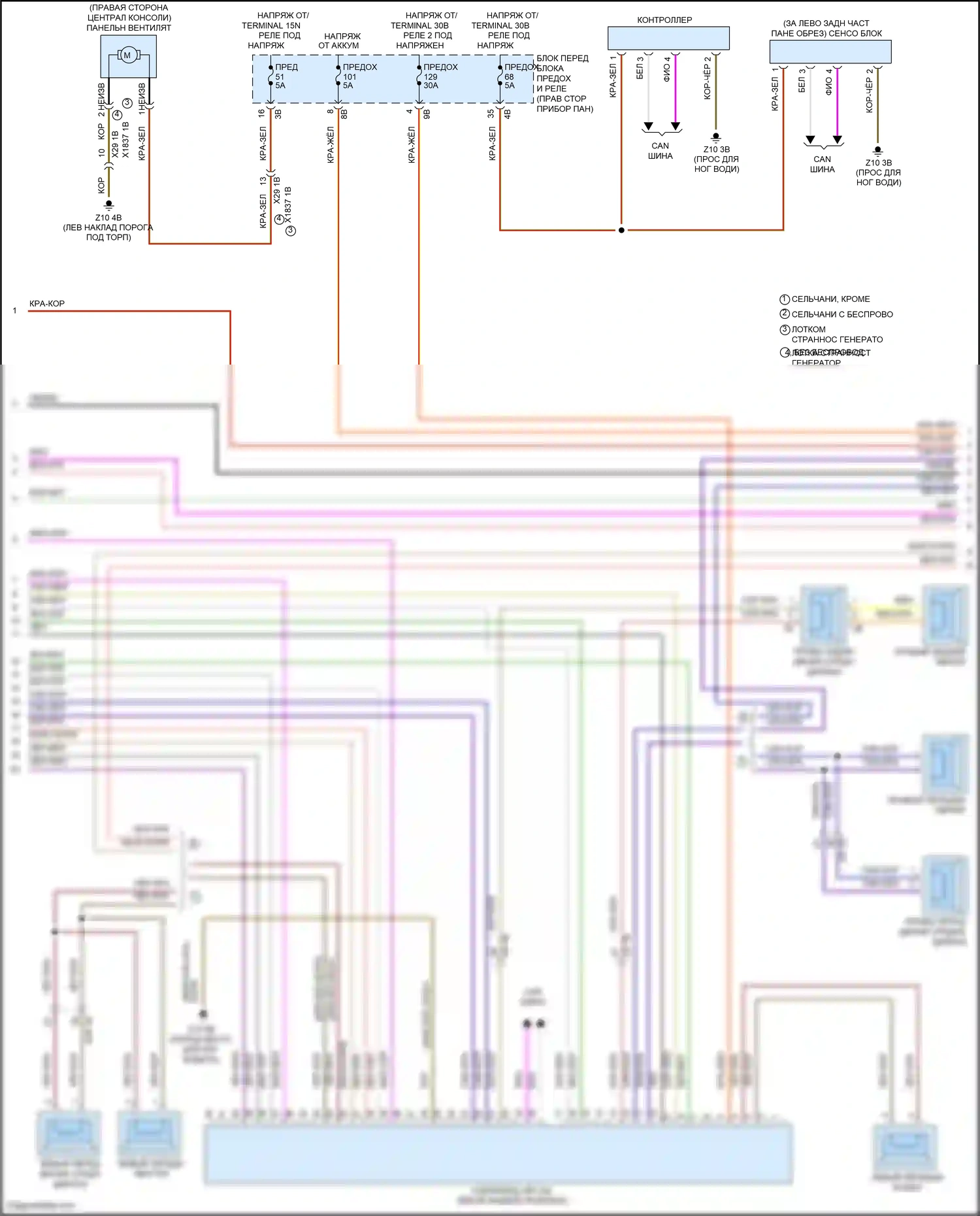 John Cooper Works Clubman MINI II (2015-2019): Электросхема навигации, с hifi магнитолы и активное звуковое оформление (4 из 5) 