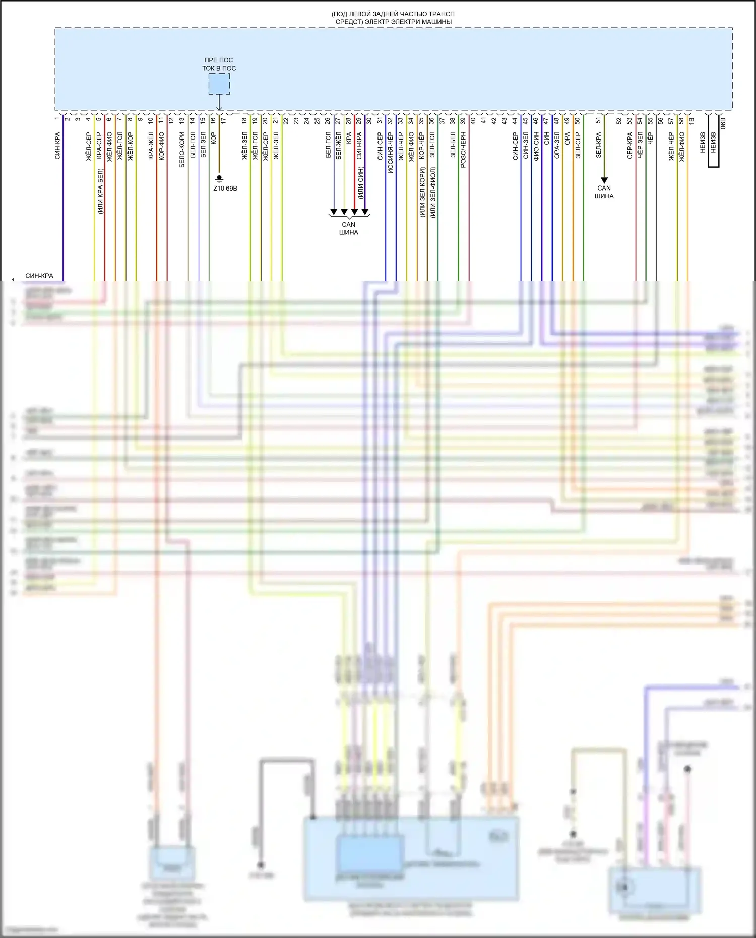 John Cooper Works Countryman MINI II рестайлинг (2020-2024): Электросхема двигателя 1.5л турбогибрида (7 из 12) 