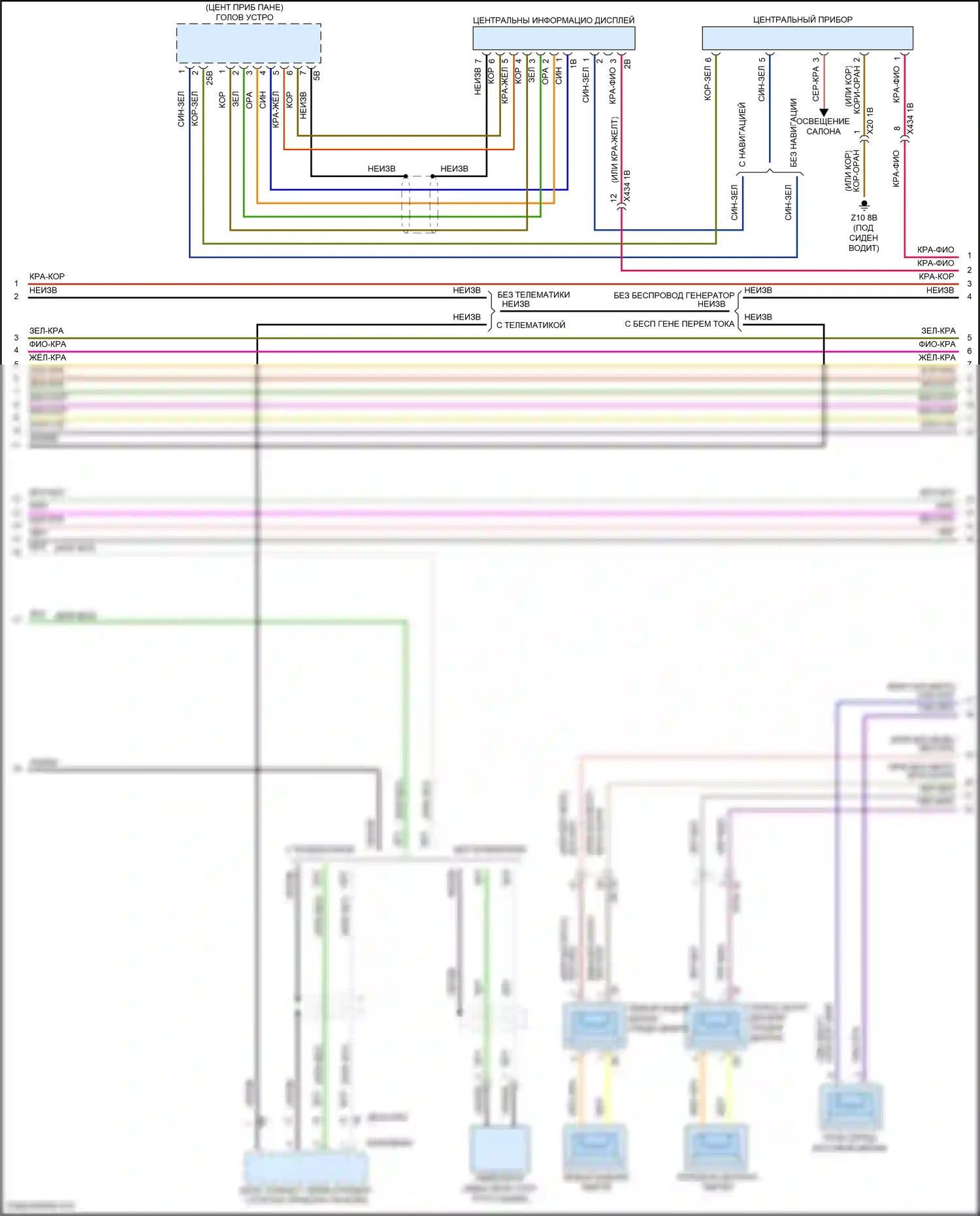 John Cooper Works Countryman MINI II рестайлинг (2020-2024): Электросхема навигации, с магнитолой hifi, без активного звукового оформления (2 из 4) 