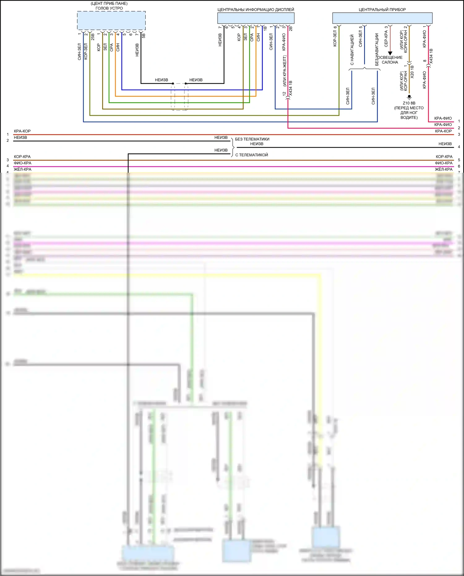 John Cooper Works Countryman MINI II (2016-2020): Электросхема навигации, с базовой магнитолой и активным звуковым оформлением (2 из 4) 