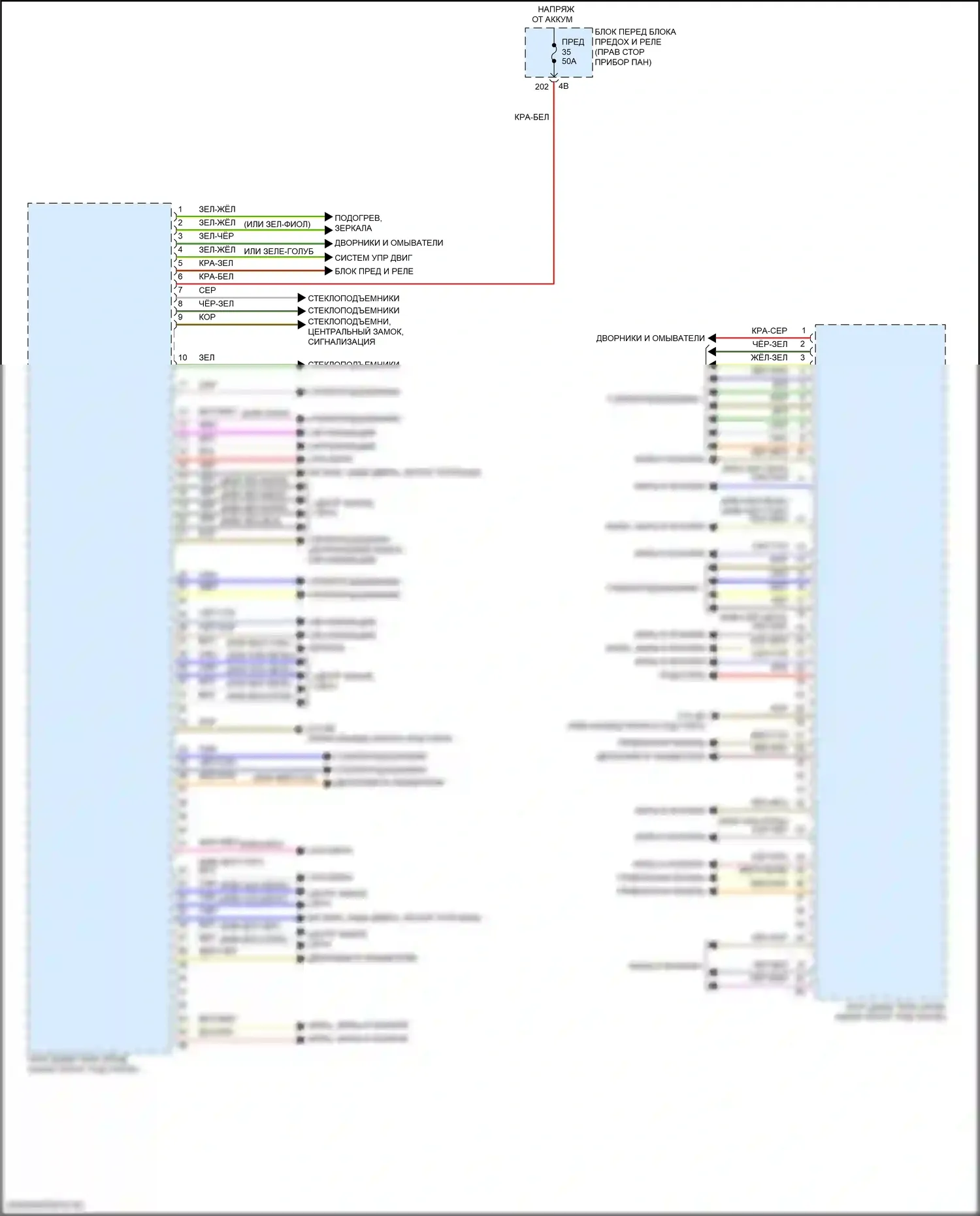 John Cooper Works Countryman MINI III (2023-2024): Электросхема блоков управления кузовом (2 из 4) 