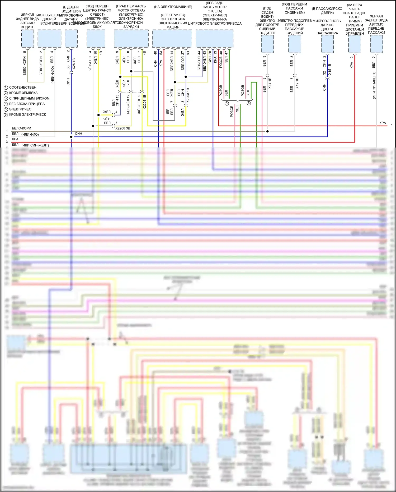 John Cooper Works Countryman MINI III (2023-2024): Электросхема шины высокого/низкого уровня (2 из 5) 