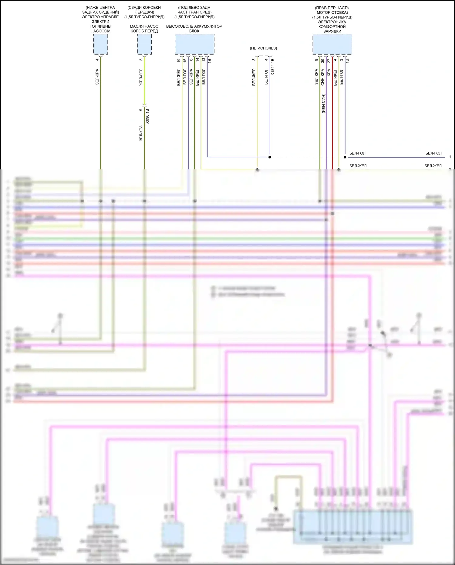 John Cooper Works Countryman MINI III (2023-2024): Электросхема шины высокого/низкого уровня (4 из 5) 