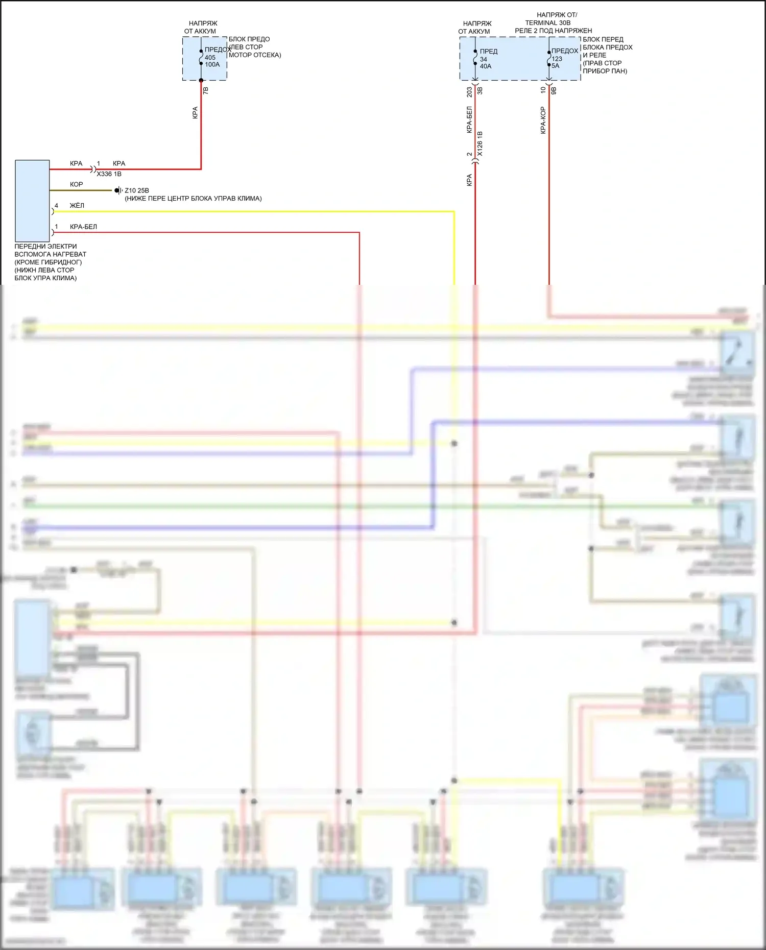 John Cooper Works Countryman MINI III (2023-2024): Электросхема климат контроля (2 из 4) 