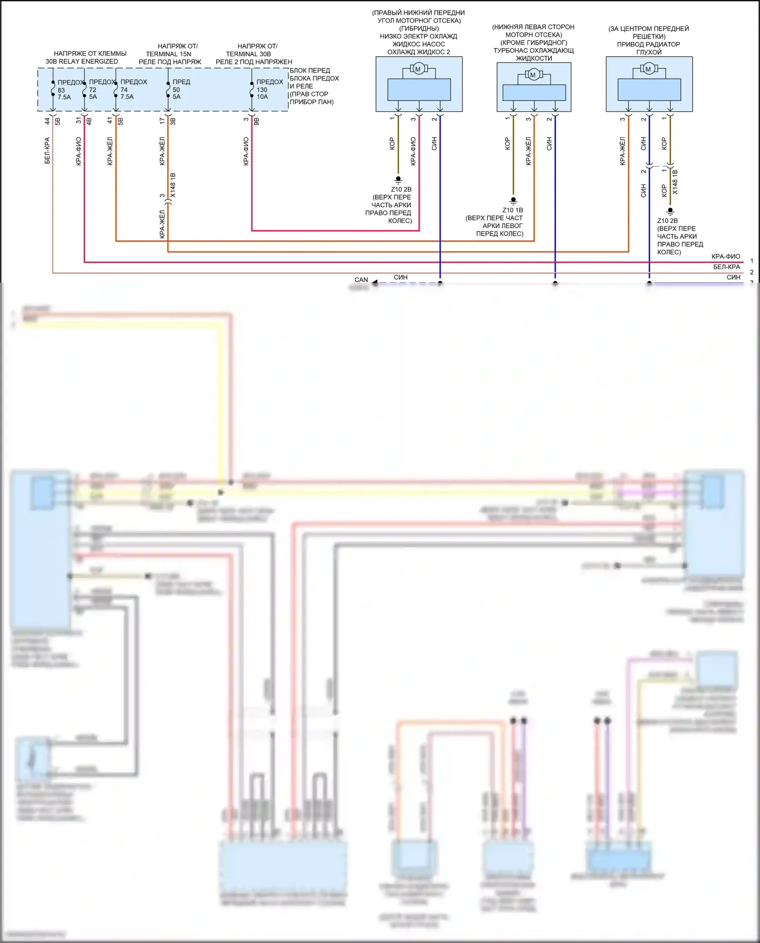 John Cooper Works Countryman MINI III (2023-2024): Электросхема климат контроля (3 из 4) 