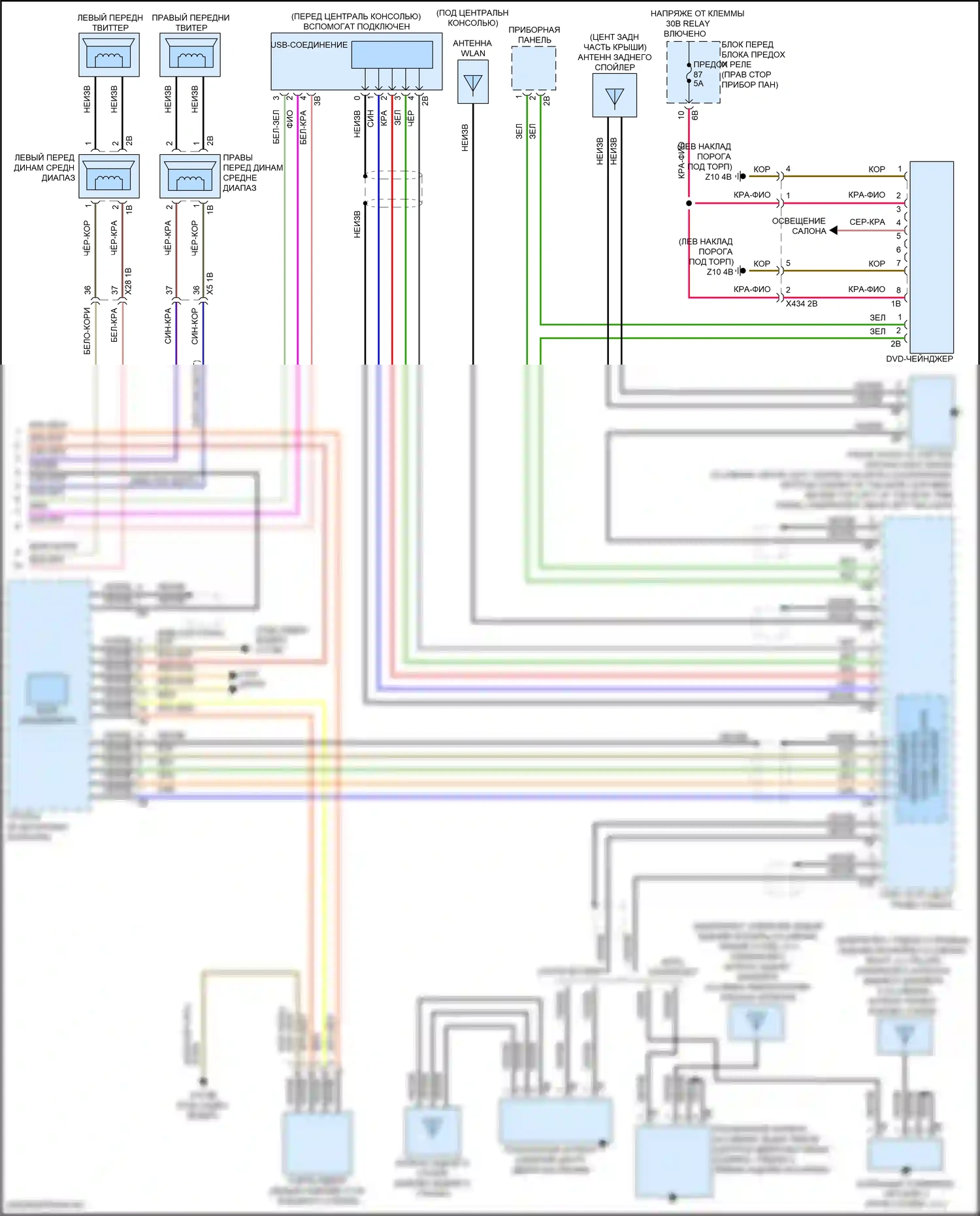 John Cooper Works Countryman MINI III (2023-2024): Электросхема навигации, с hifi магнитолы и активное звуковое оформление (5 из 5) 