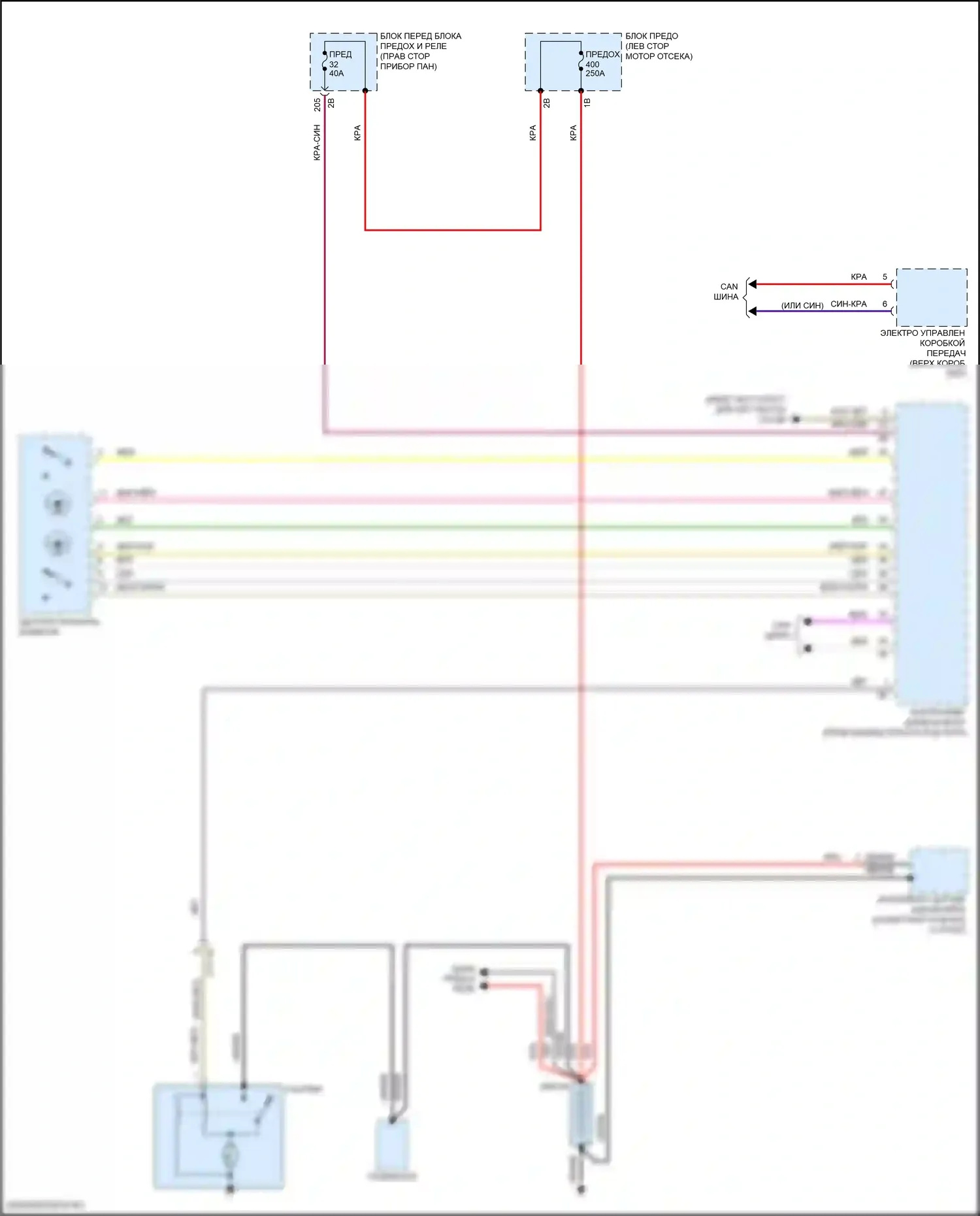 John Cooper Works Countryman MINI III (2023-2024): Электросхема стартера 