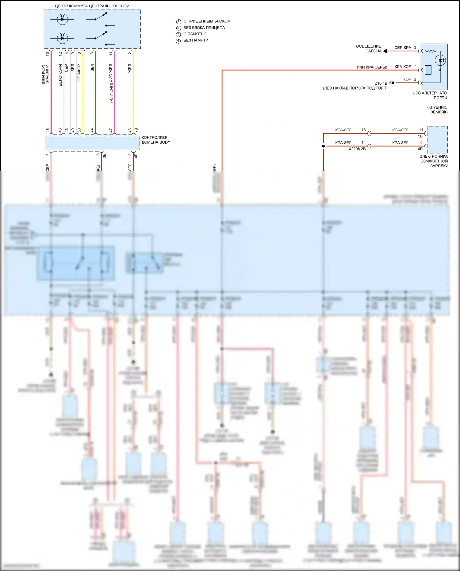 John Cooper Works MINI III рестайлинг 2 (2021-2024): Электросхема блока предохранителей реле (4 из 4) 