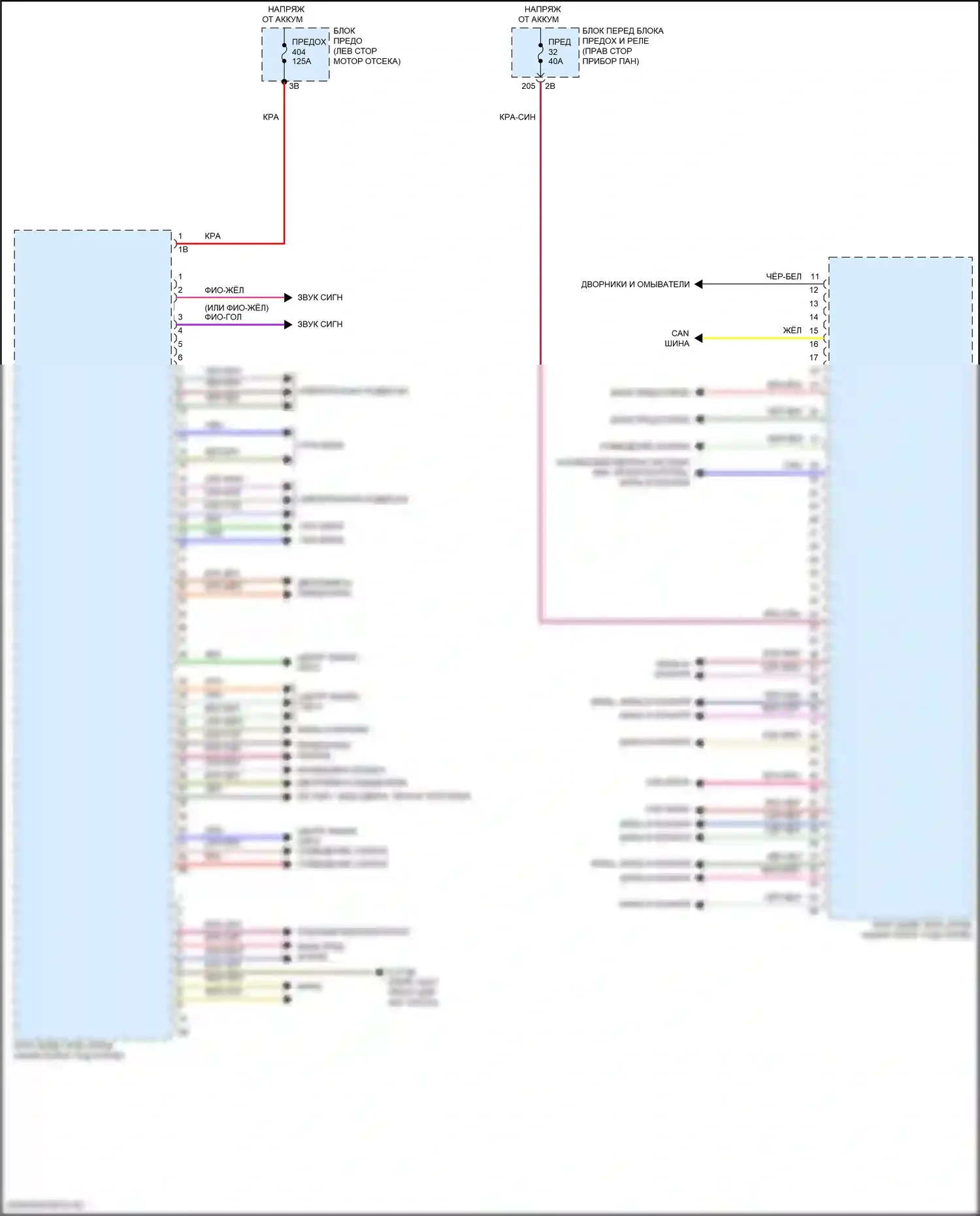 John Cooper Works MINI III рестайлинг 2 (2021-2024): Электросхема блоков управления кузова, электрическая (1 из 4) 