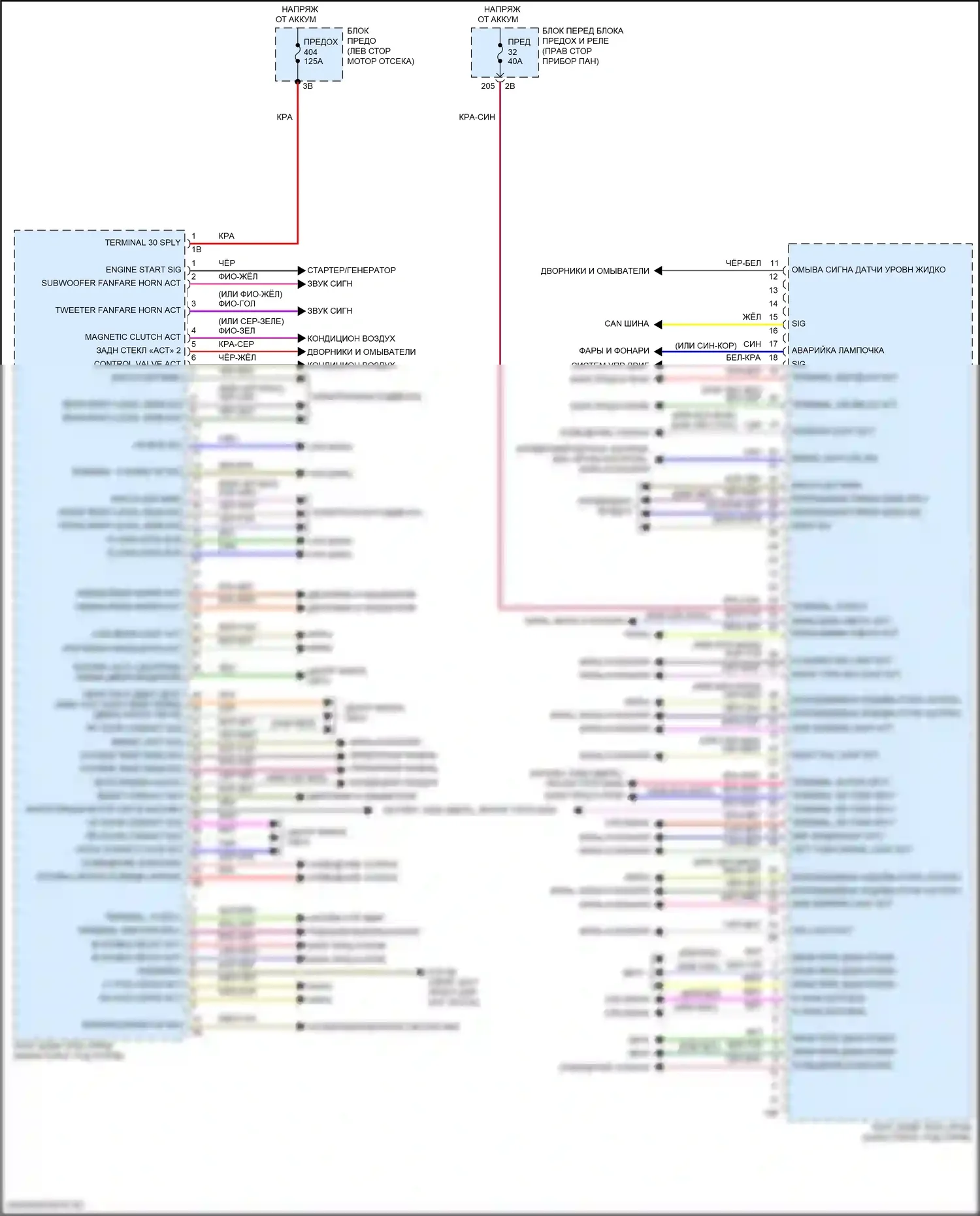John Cooper Works MINI III рестайлинг 2 (2021-2024): Электросхема блоков управления кузова, кроме электрического (1 из 4) 