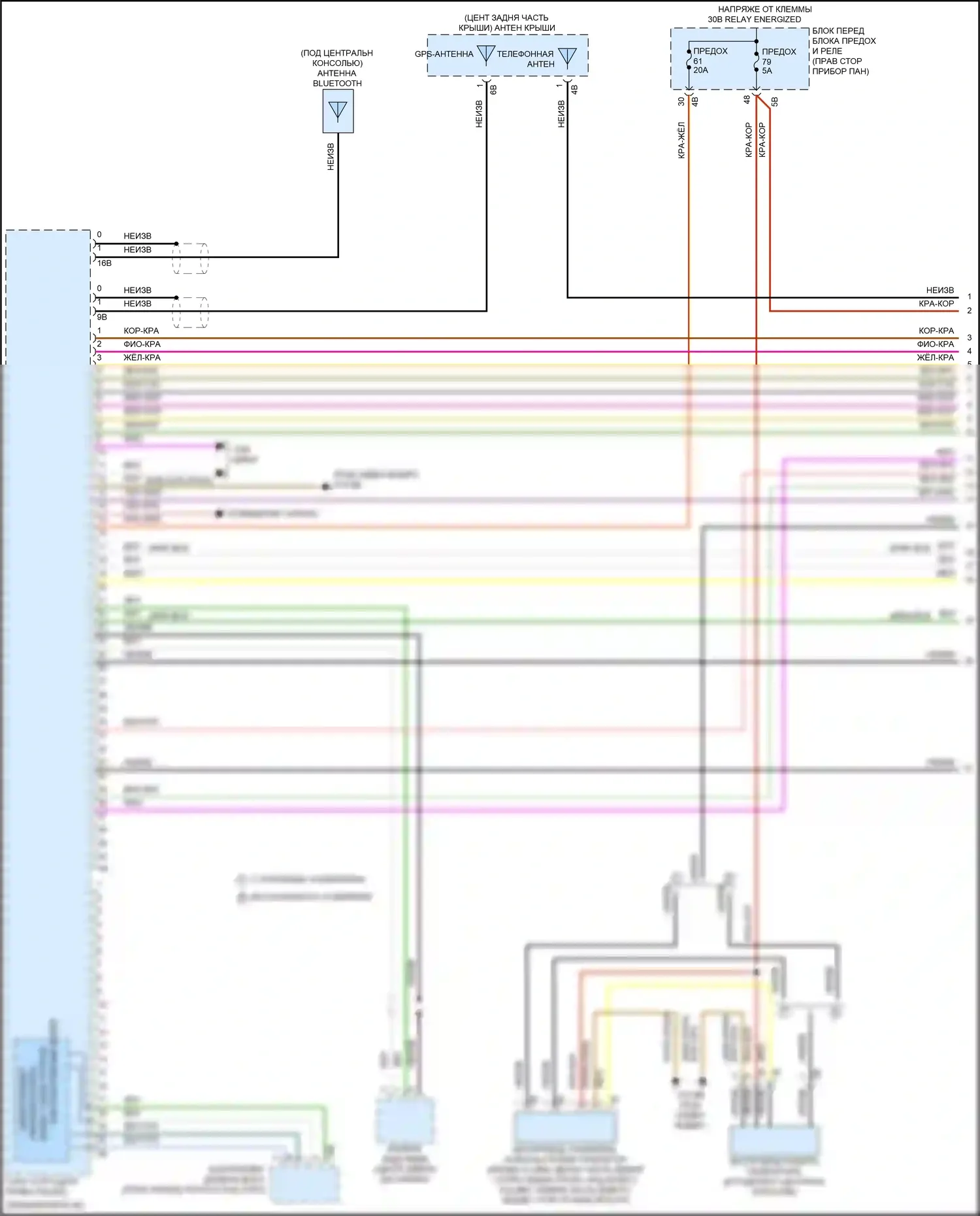 John Cooper Works MINI III рестайлинг 2 (2021-2024): Электросхема магнитолы, с hifi магнитолы и активное звуковое оформление (1 из 5) 