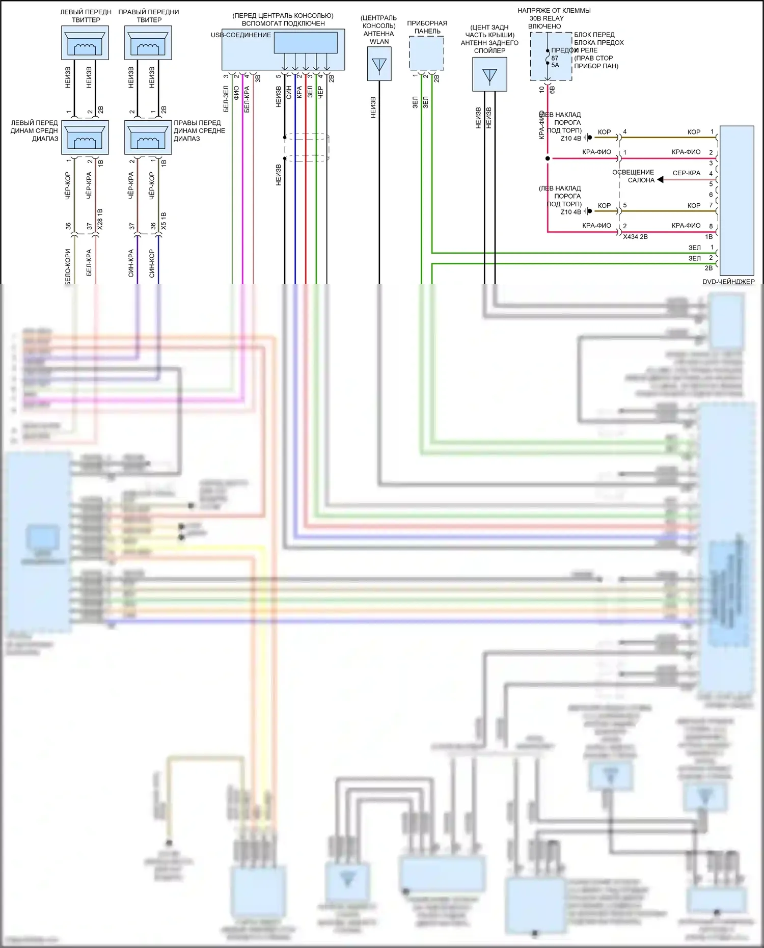 John Cooper Works MINI III рестайлинг (2018-2021): Магнитола электросхема, с магнитолой hifi, без активного звукового оформления (4 из 4) 