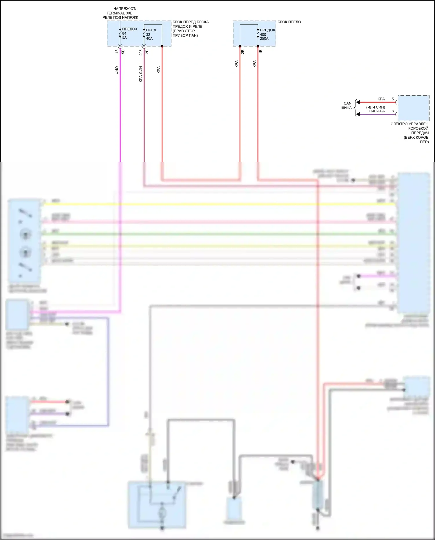 John Cooper Works MINI III рестайлинг (2018-2021): Электросхема стартера 