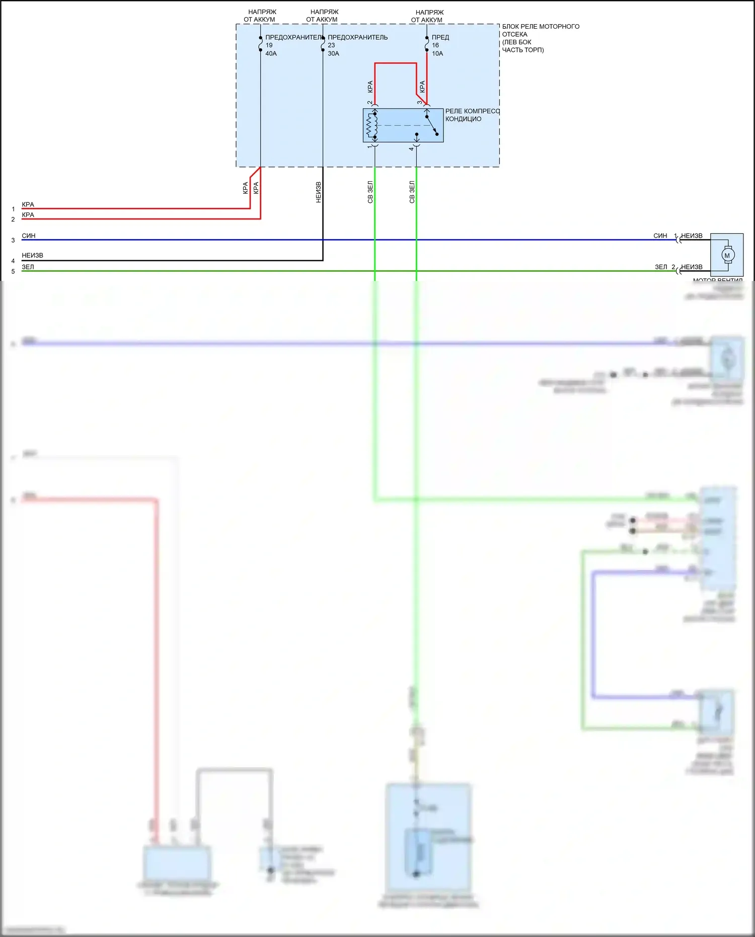 Eclipse Cross Mitsubishi I (2017-2022): Электросхема климат контроля (3 из 3) 