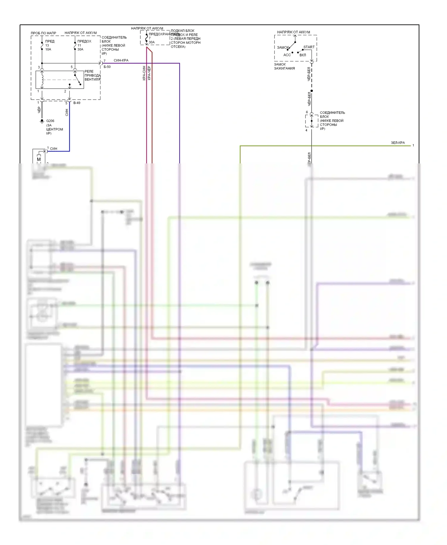 Eclipse Mitsubishi II (1994-1999): 2,0л, электросхема кондиционера, ручной коробки передач (1 из 2) 