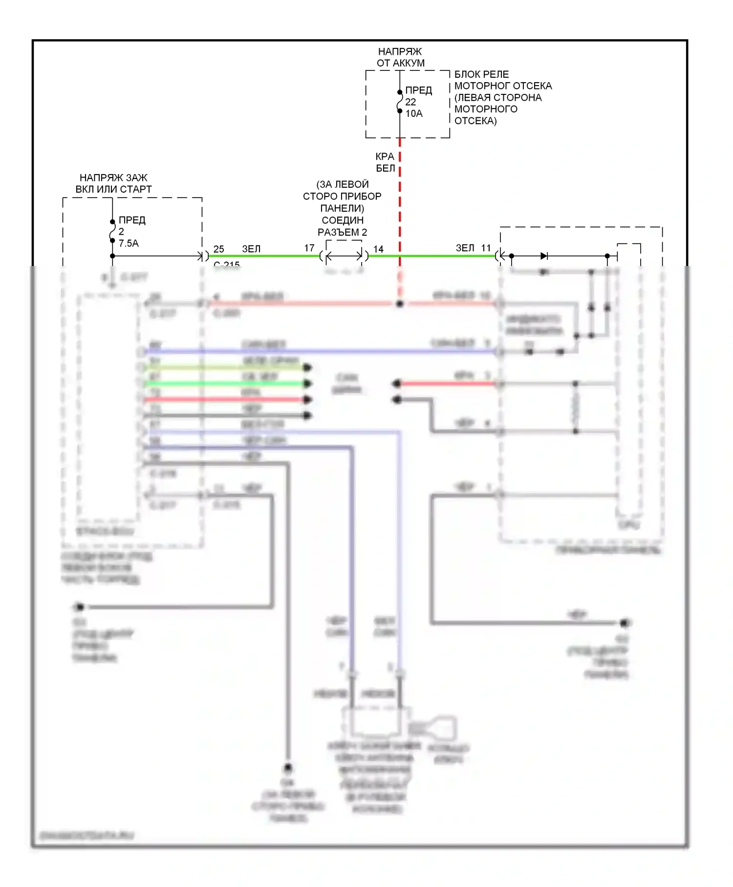 Eclipse Mitsubishi IV рестайлинг (2008-2011): Электросхема иммобилайзера 