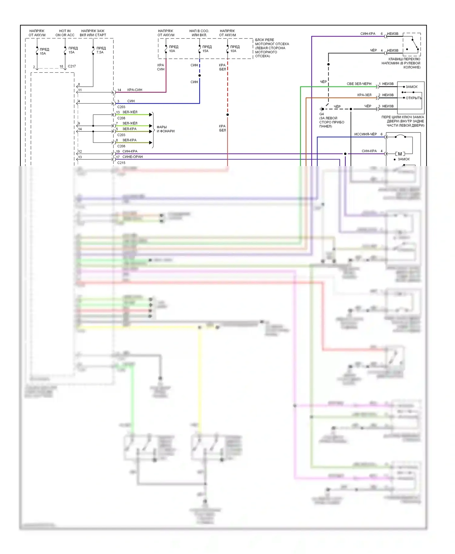 Eclipse Mitsubishi IV (2005-2008): Электросхема защиты от взлома 