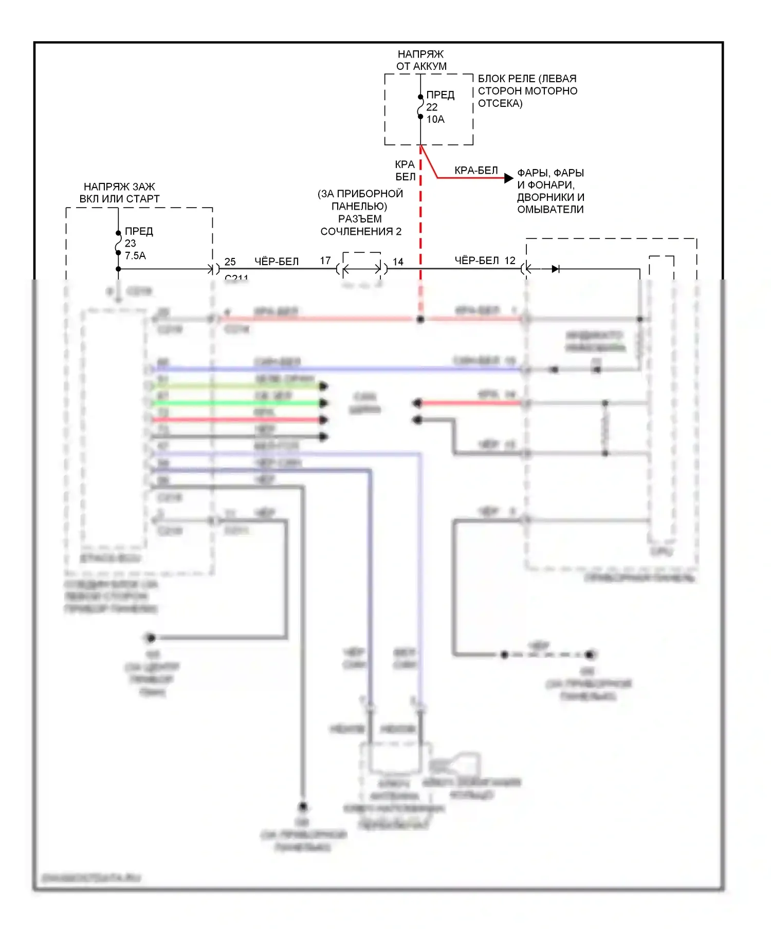 Galant Mitsubishi IX рестайлинг 2 (2008-2012): Электросхема иммобилайзера 